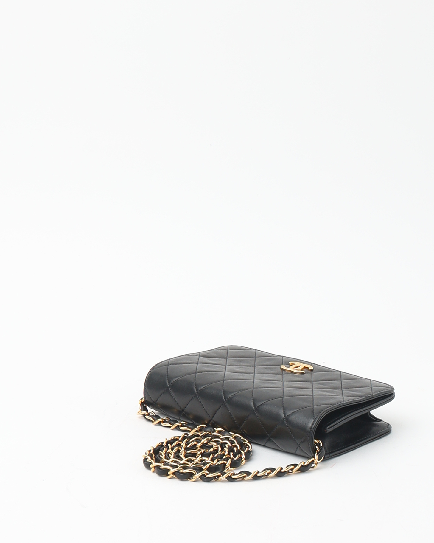 Pre-owned Chanel Classic Full Flap Bag In Black