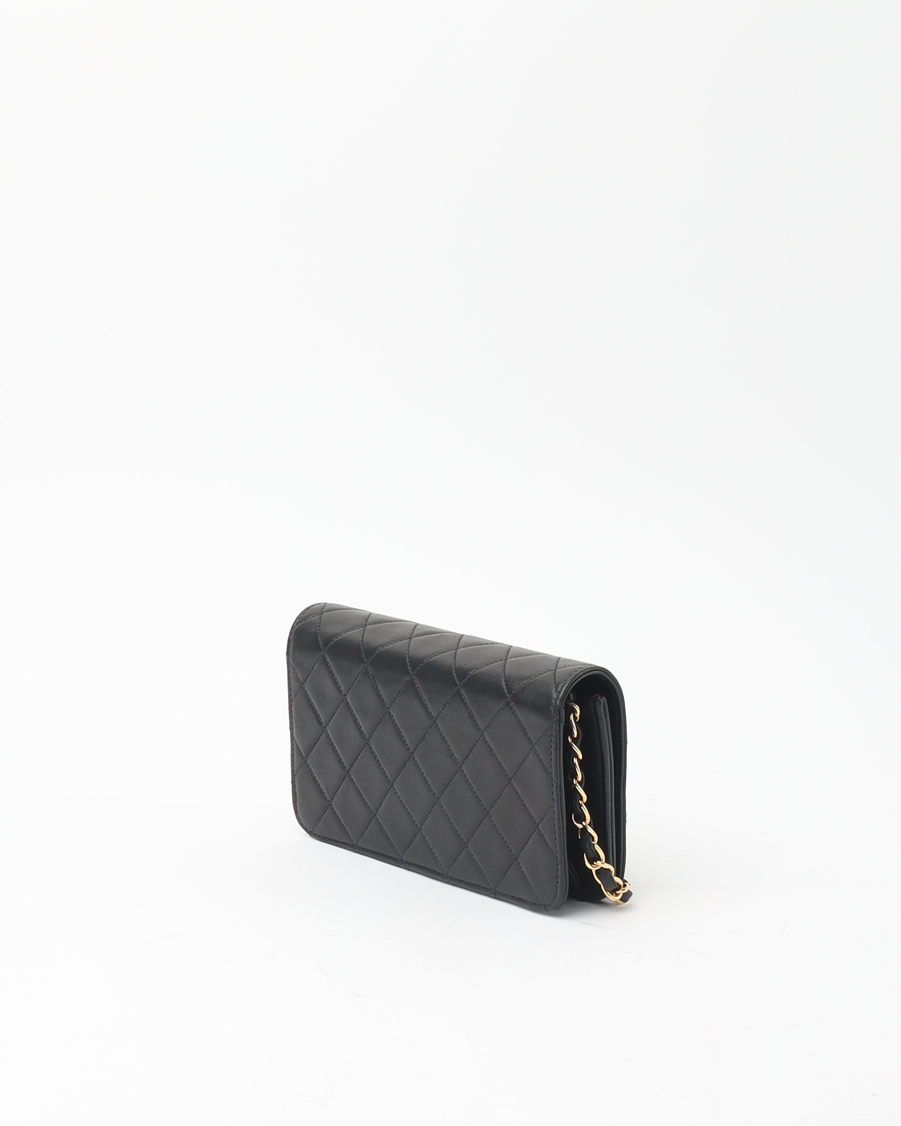 Pre-owned Chanel Classic Full Flap Bag In Black