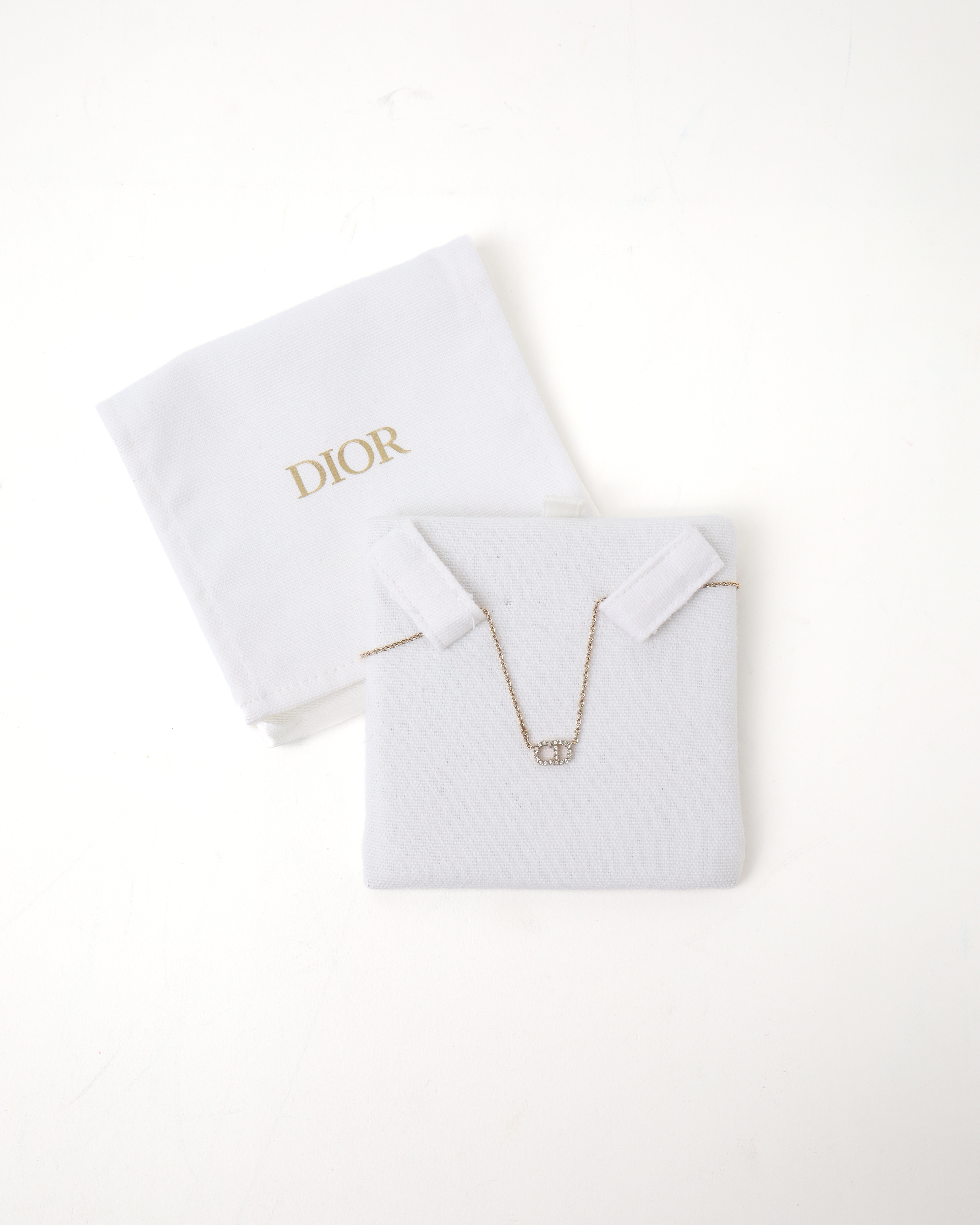 Dior Christian  Clair D Lune Strasssteine Halskette