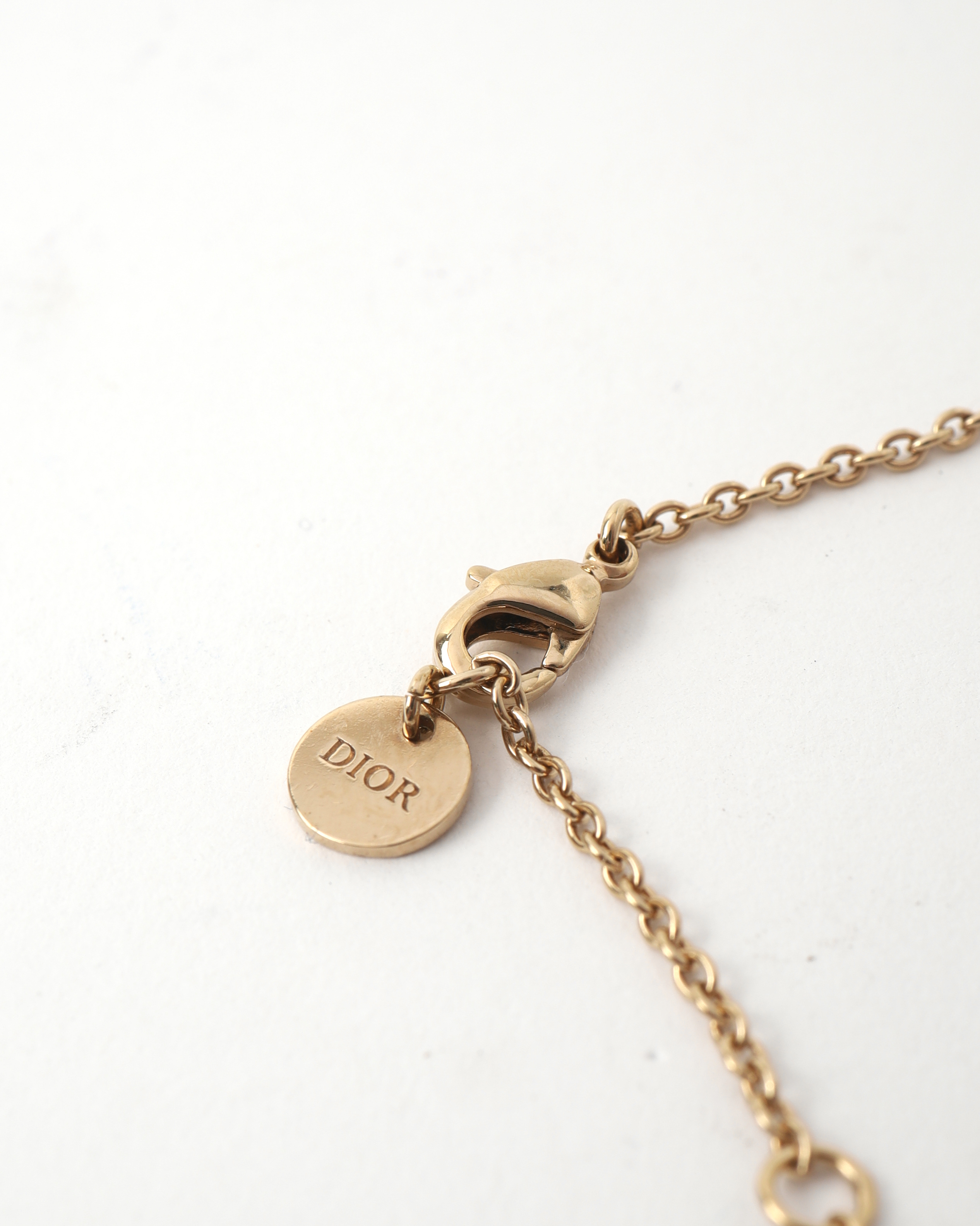 Dior Christian  Clair D Lune Strasssteine Halskette
