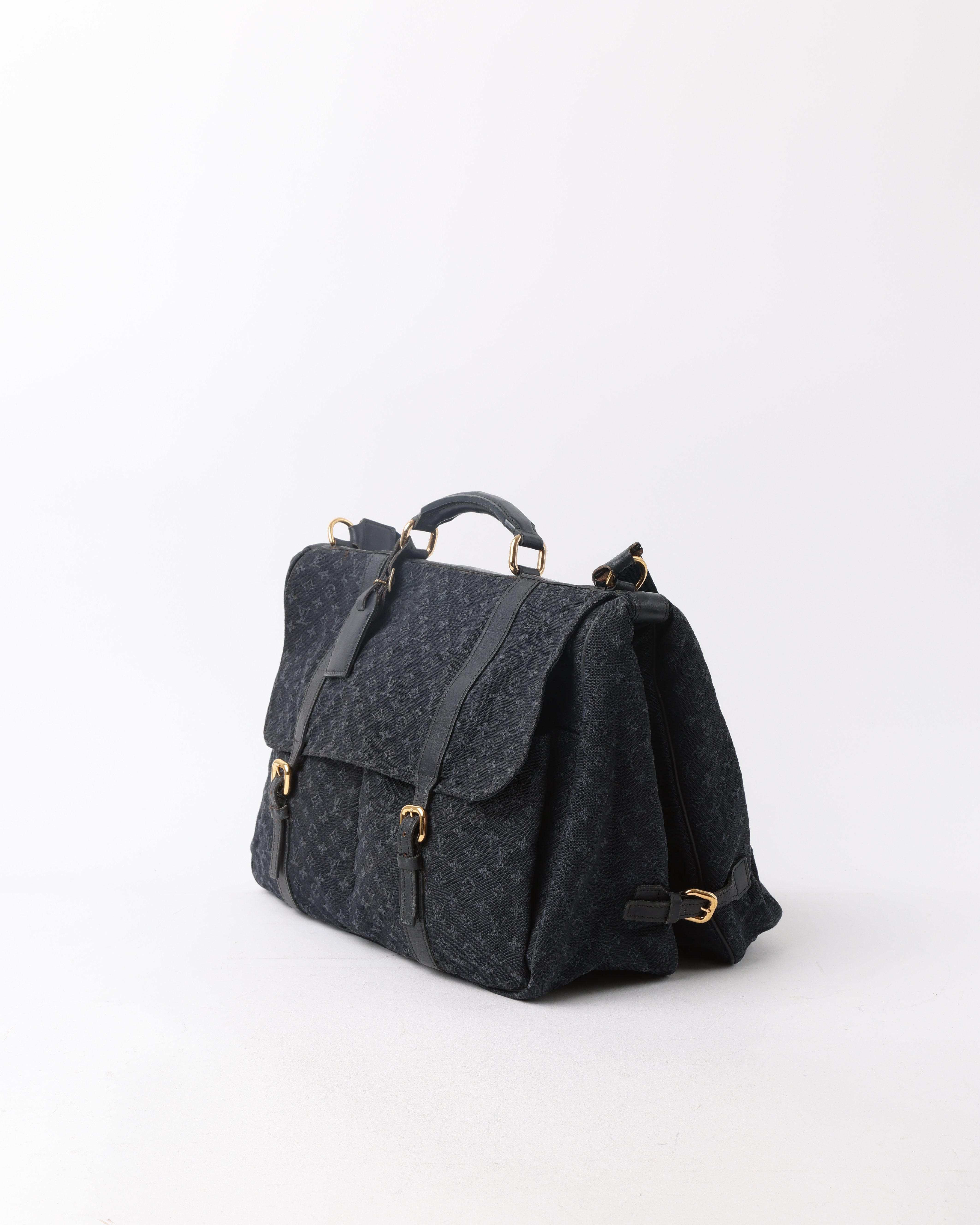 Pre-owned Louis Vuitton Monogram Mini Denise Briefcase Business Bag