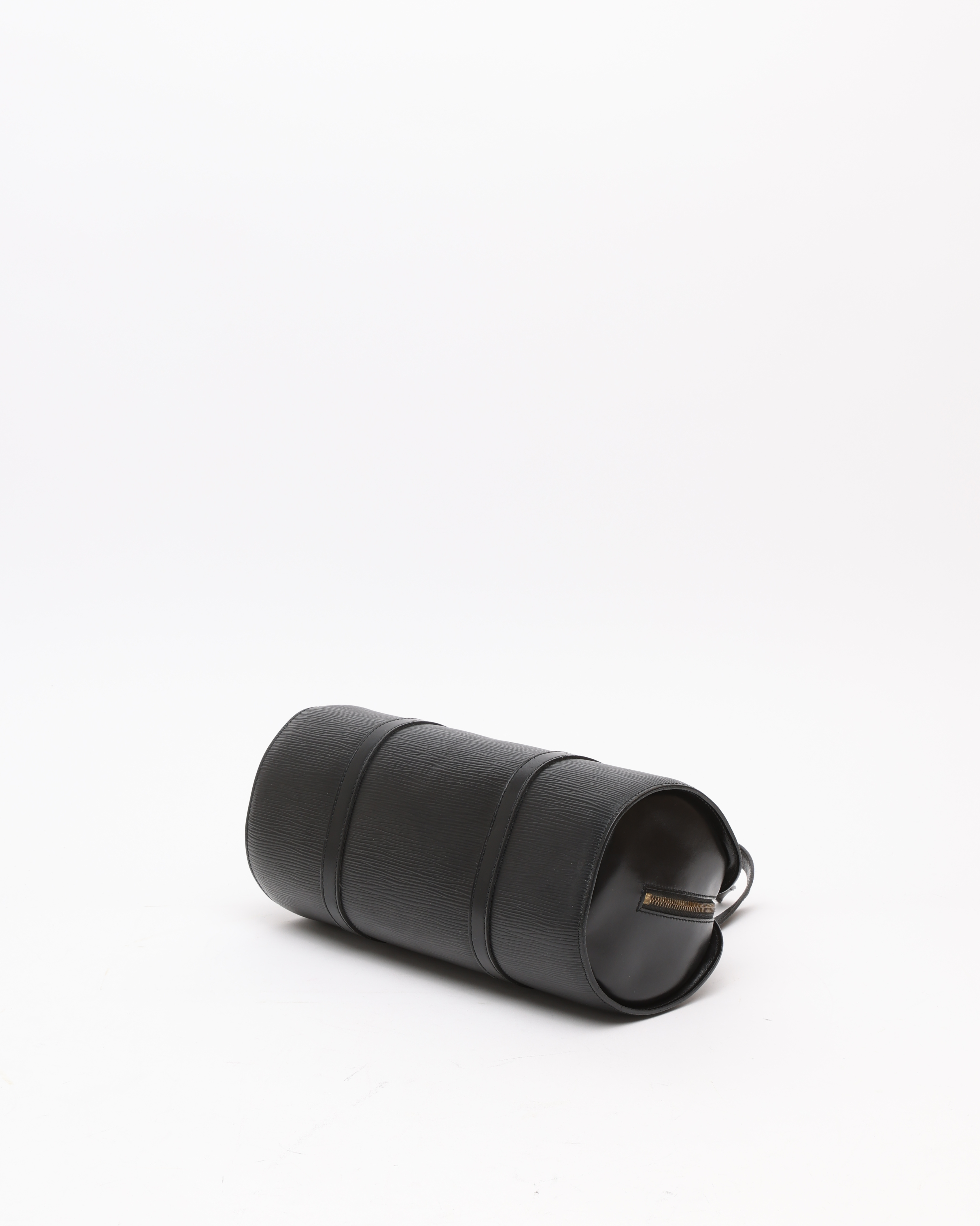 Pre-owned Louis Vuitton Epi Soufflot Bag In Black