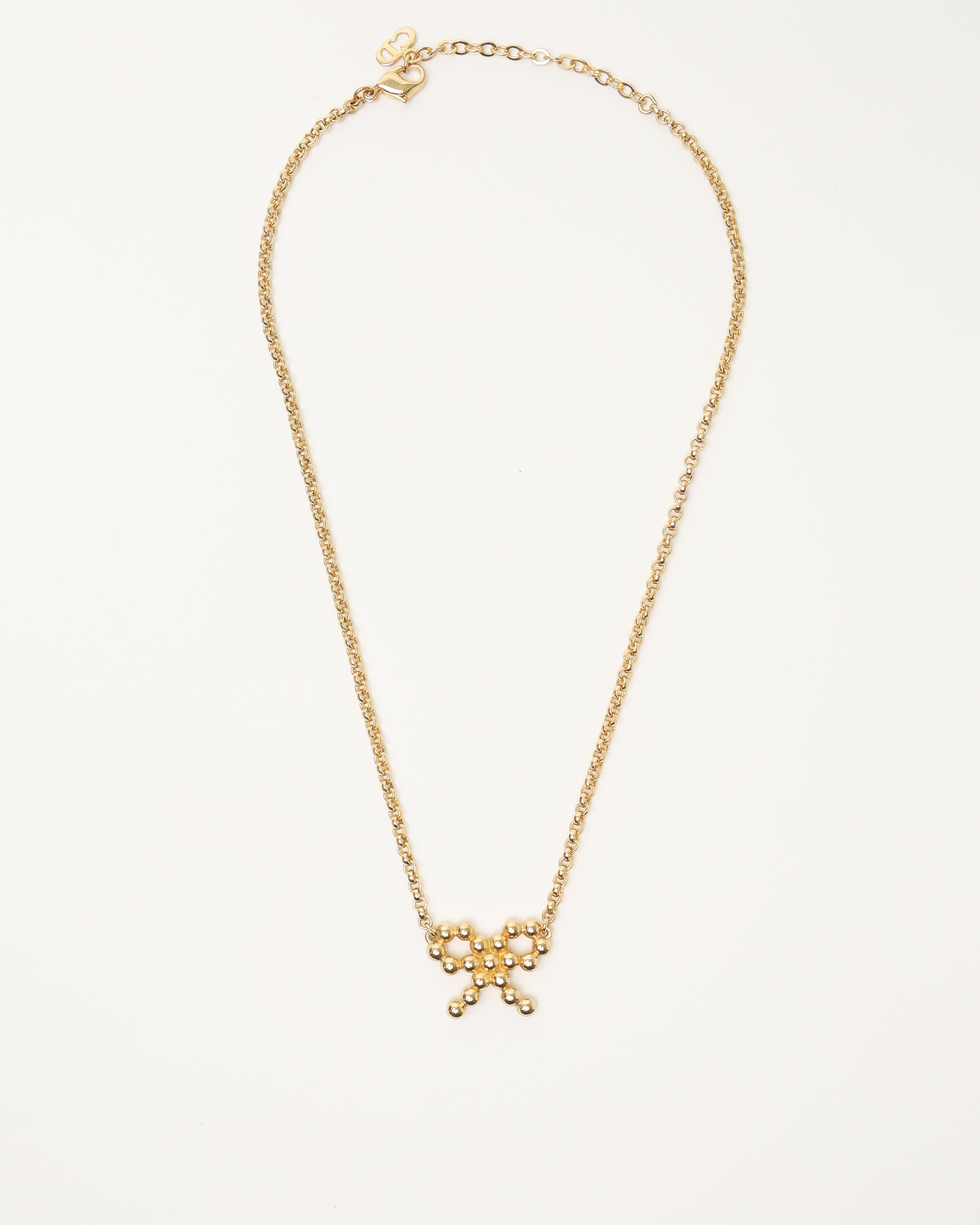 Dior Christian Ribbon Necklace