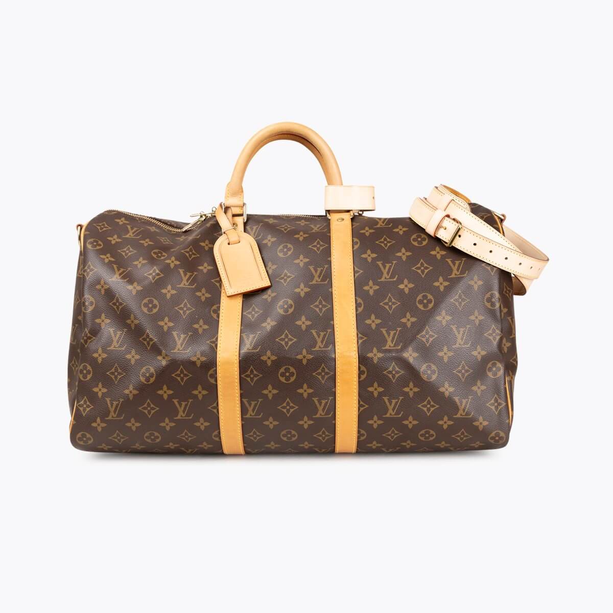 LOUIS VUITTON Keepall Bandouliére 50 Weekend Bag
