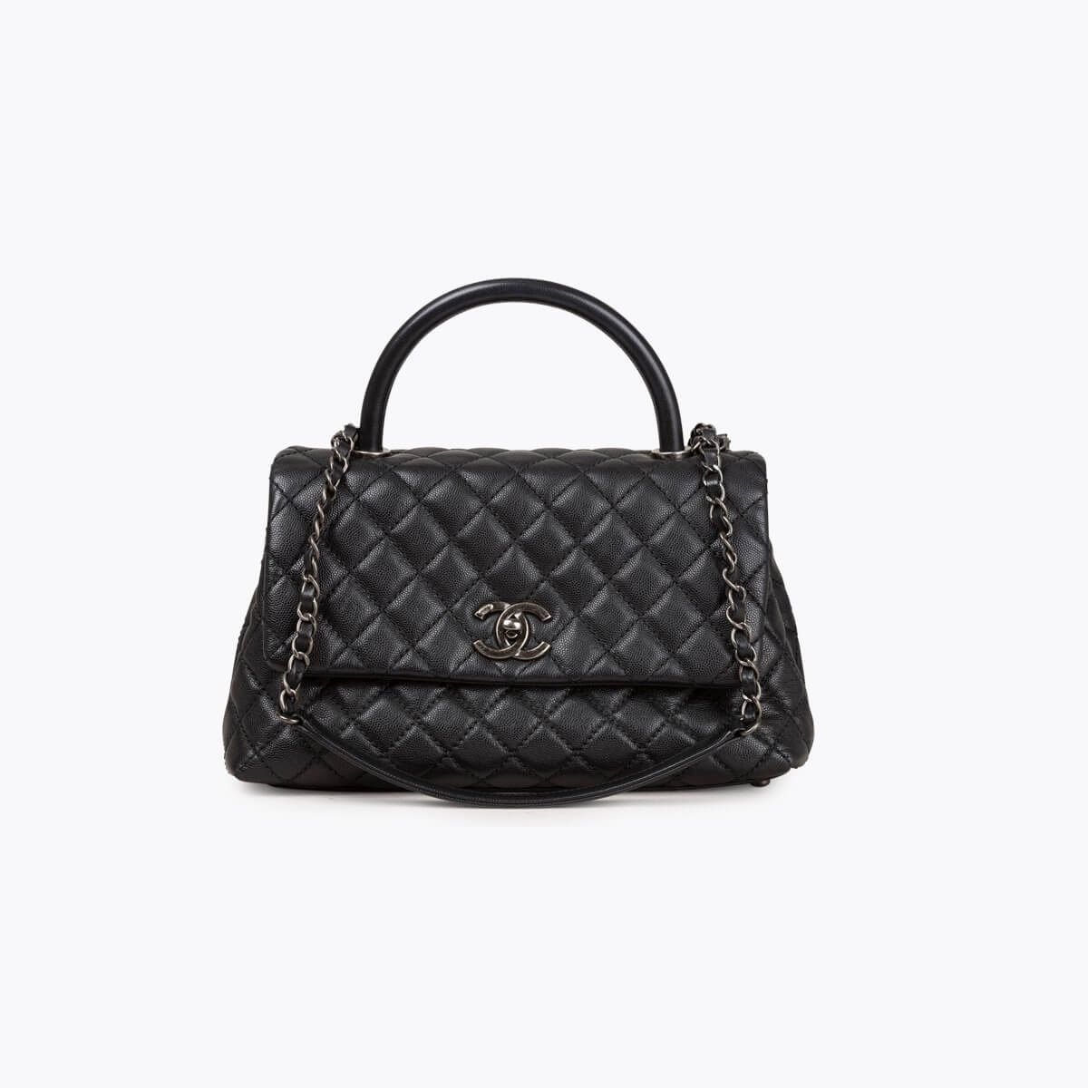 CHANEL Medium Coco Top Handle Bag