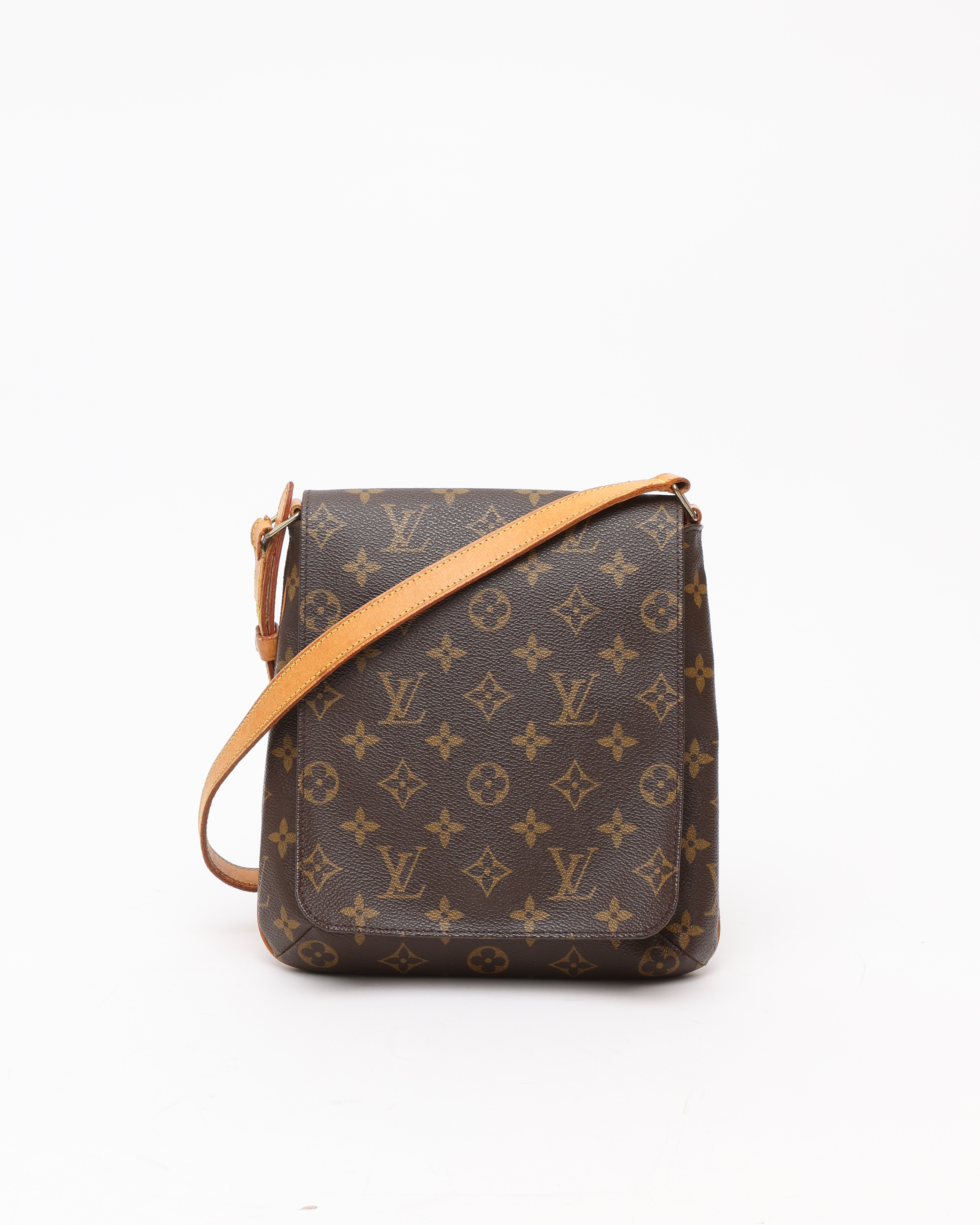 Pre-owned Louis Vuitton Monogram Musette Salsa Shoulder Bag In Brown