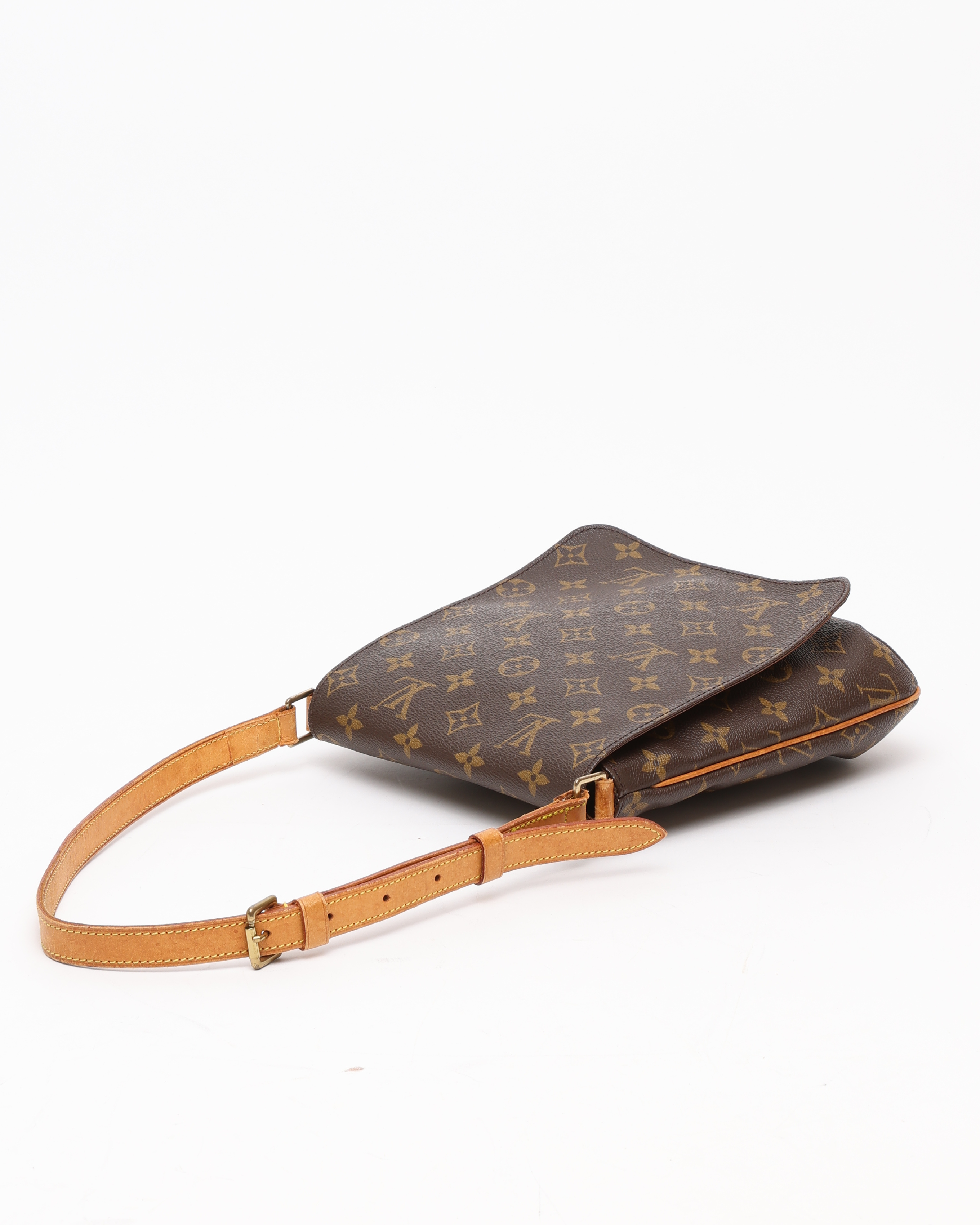 Pre-owned Louis Vuitton Monogram Musette Salsa Shoulder Bag In Brown