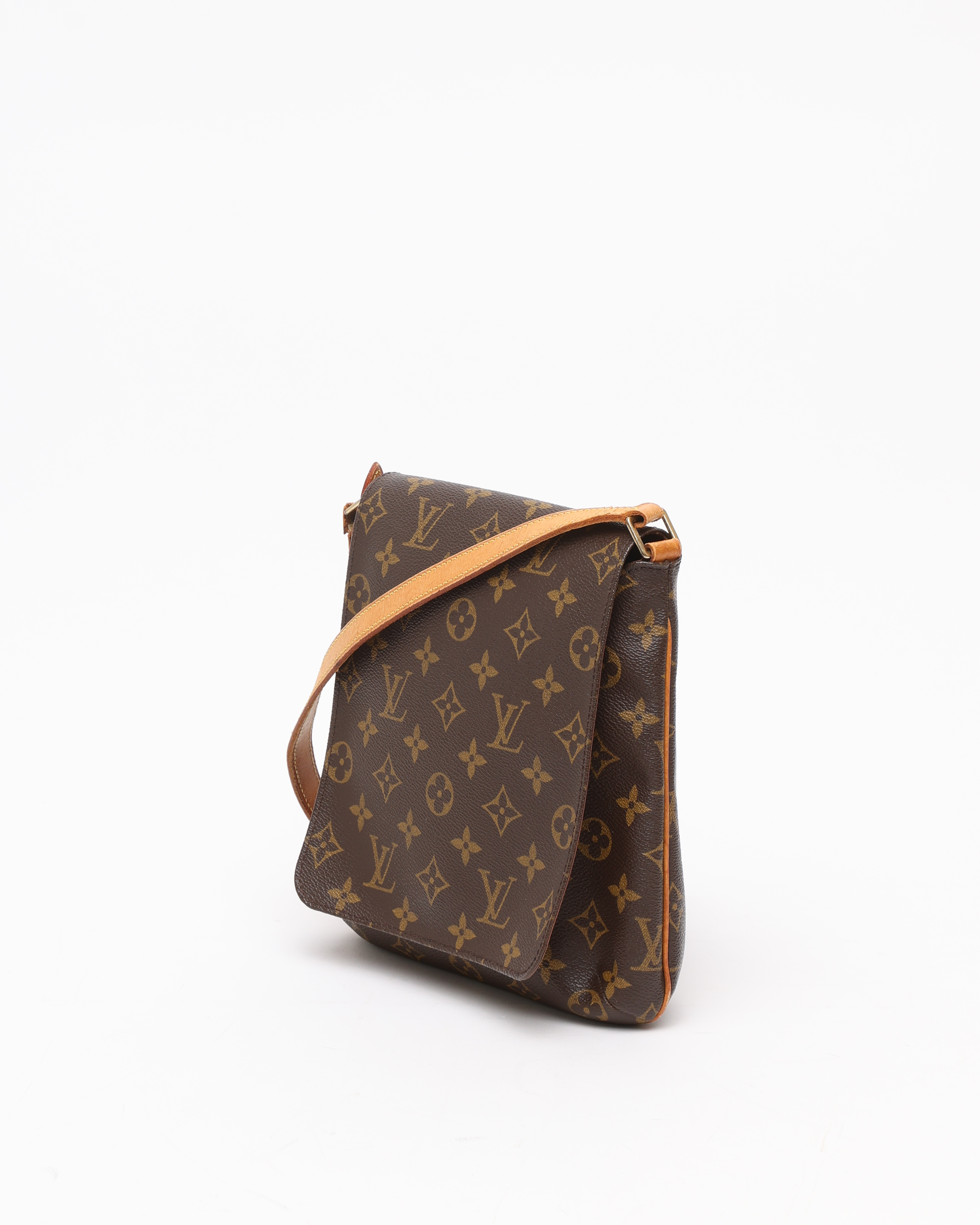 Pre-owned Louis Vuitton Monogram Musette Salsa Shoulder Bag In Brown