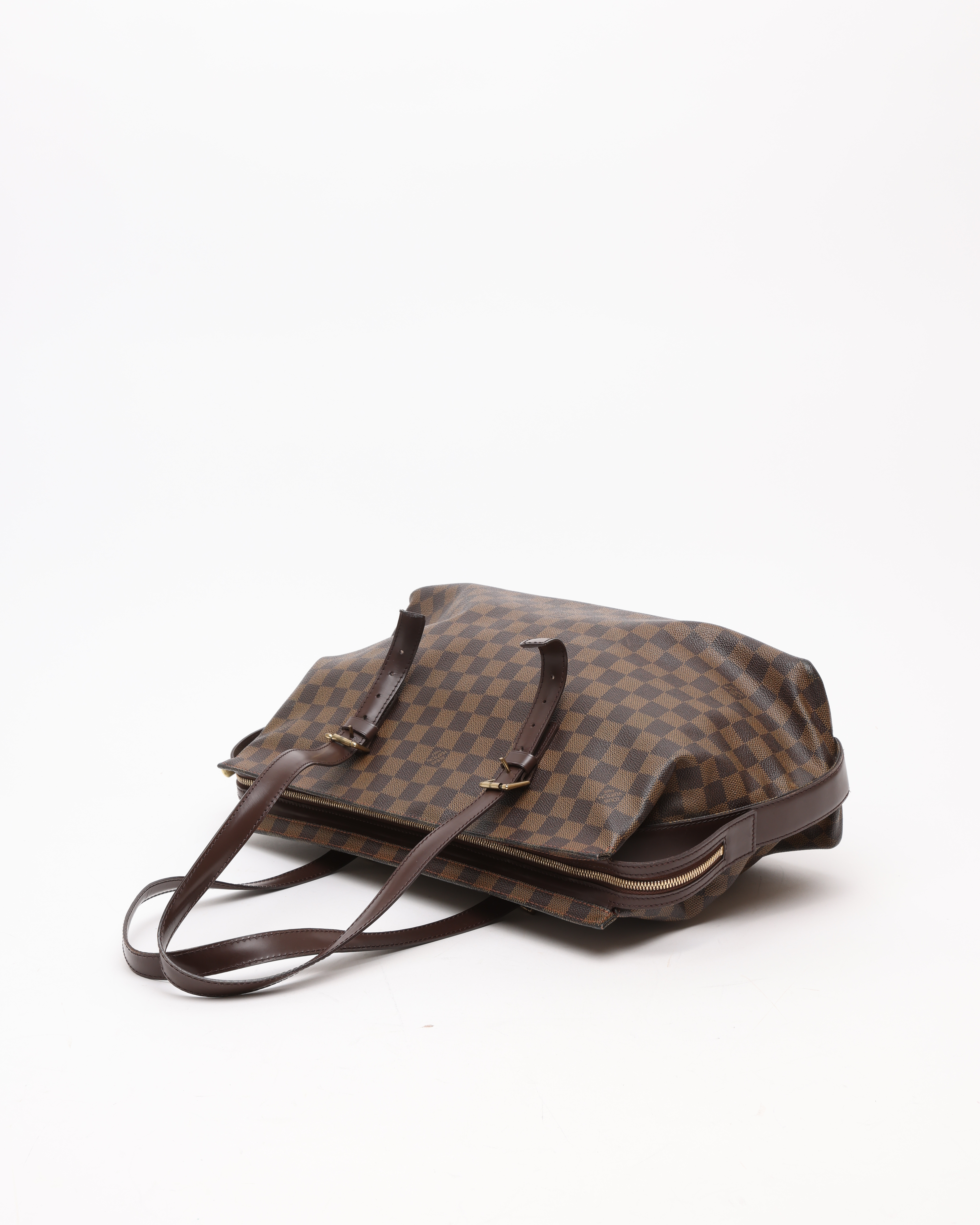 Pre-owned Louis Vuitton Damier Chelsea Bag In Brown