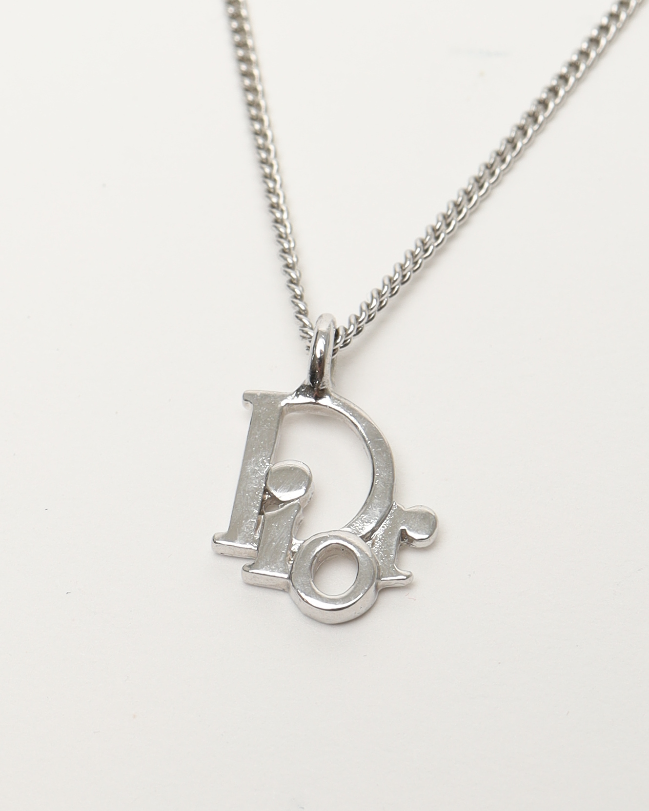 Dior Christian  Vintage Issimo Logo Necklace