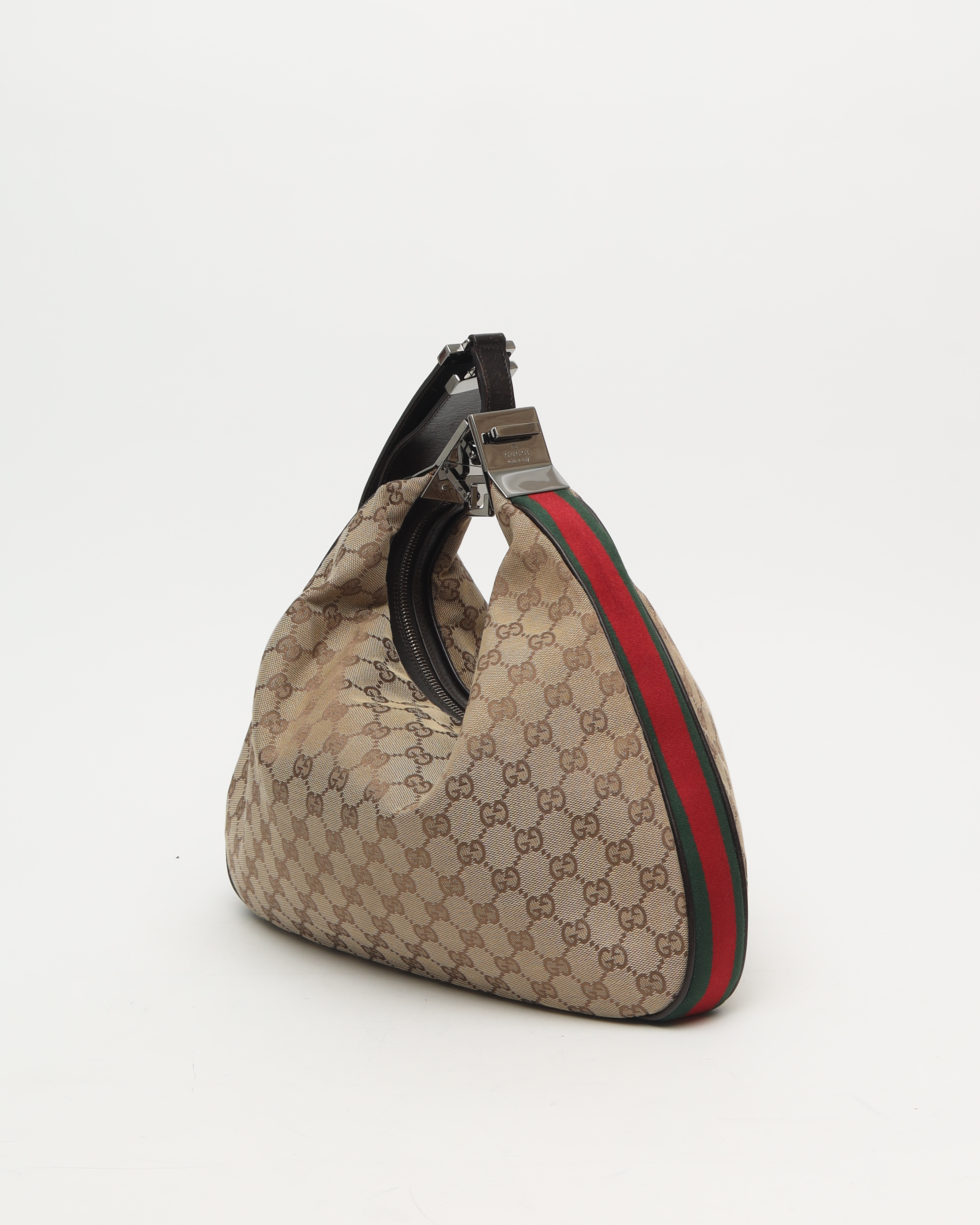 Gucci Gg Web Attache Shoulder Bag