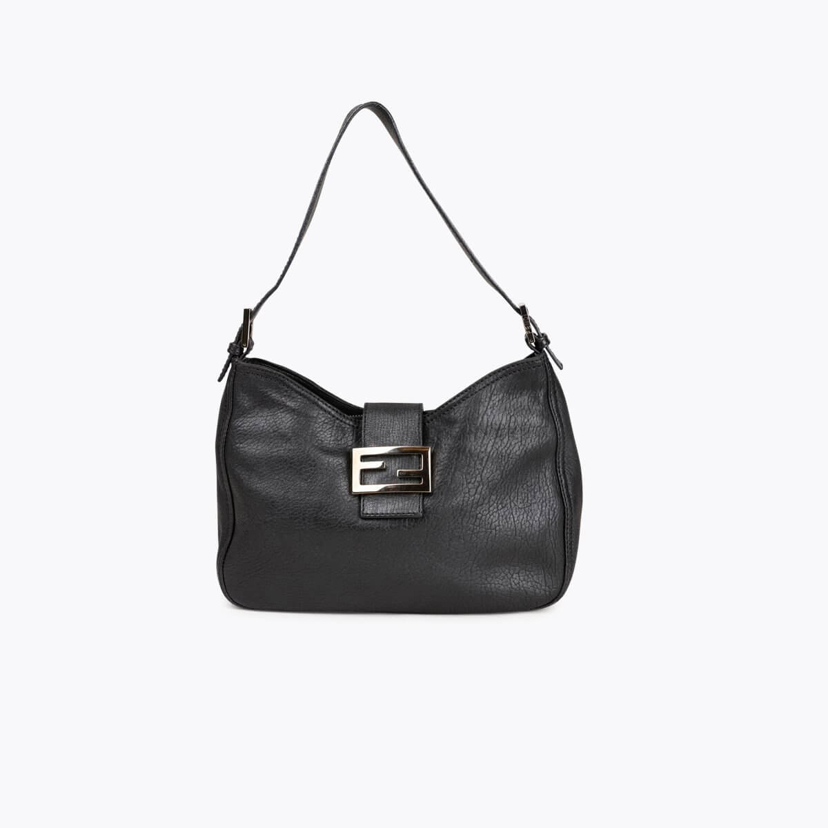 FENDI Mama Baguette Leather Shoulder Bag