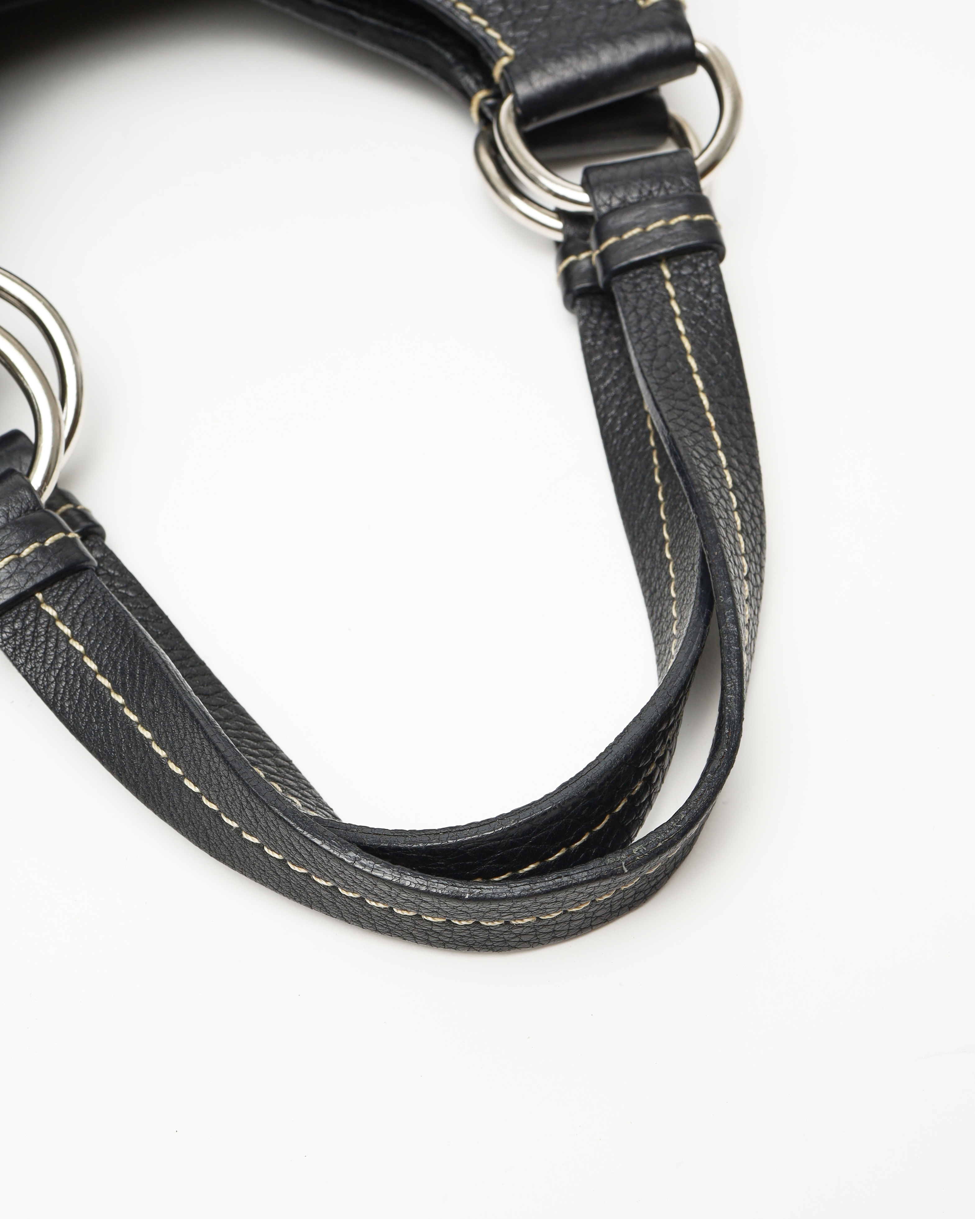 Prada Tessuto Hobo Bag In Black