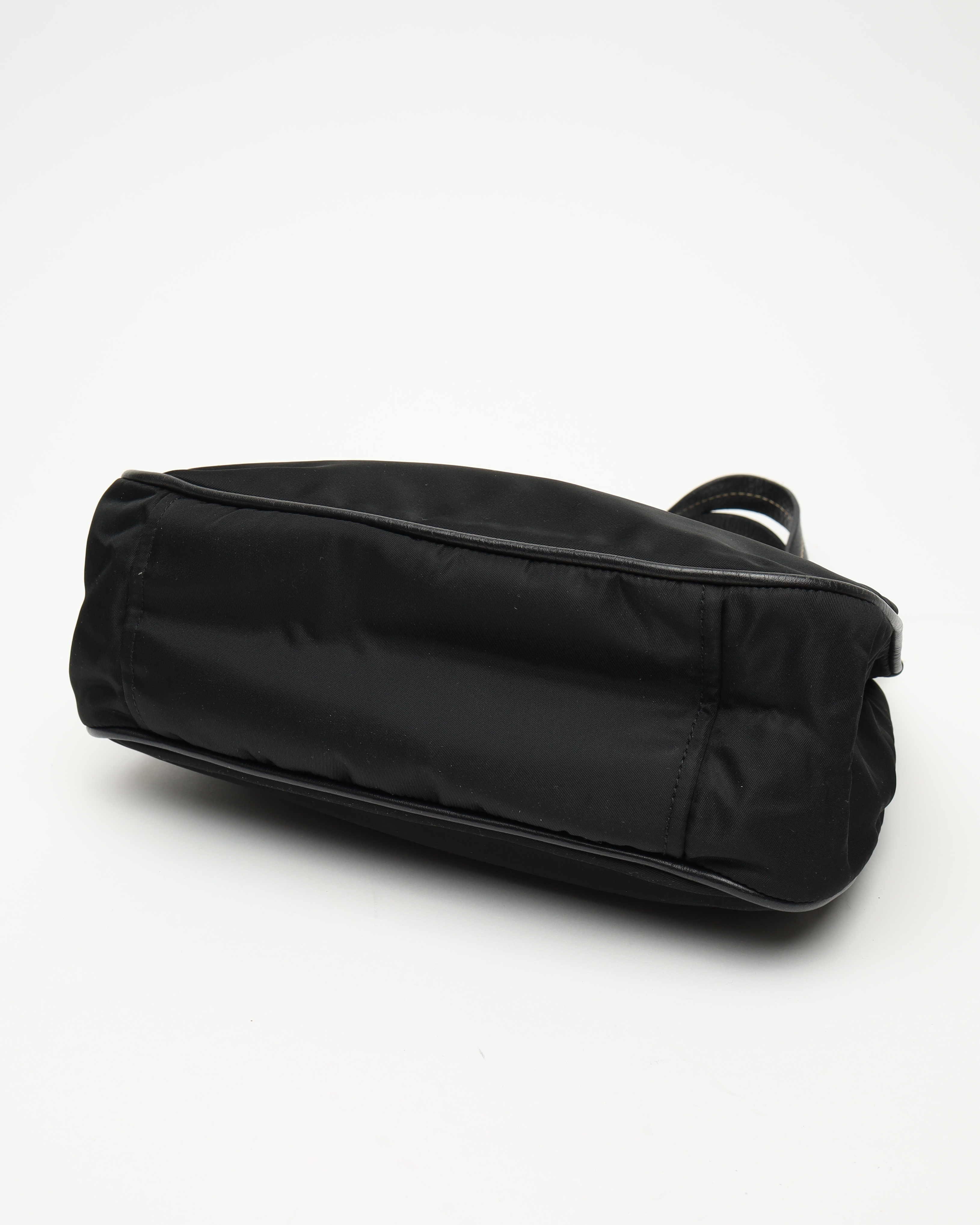 Prada Tessuto Hobo Bag In Black