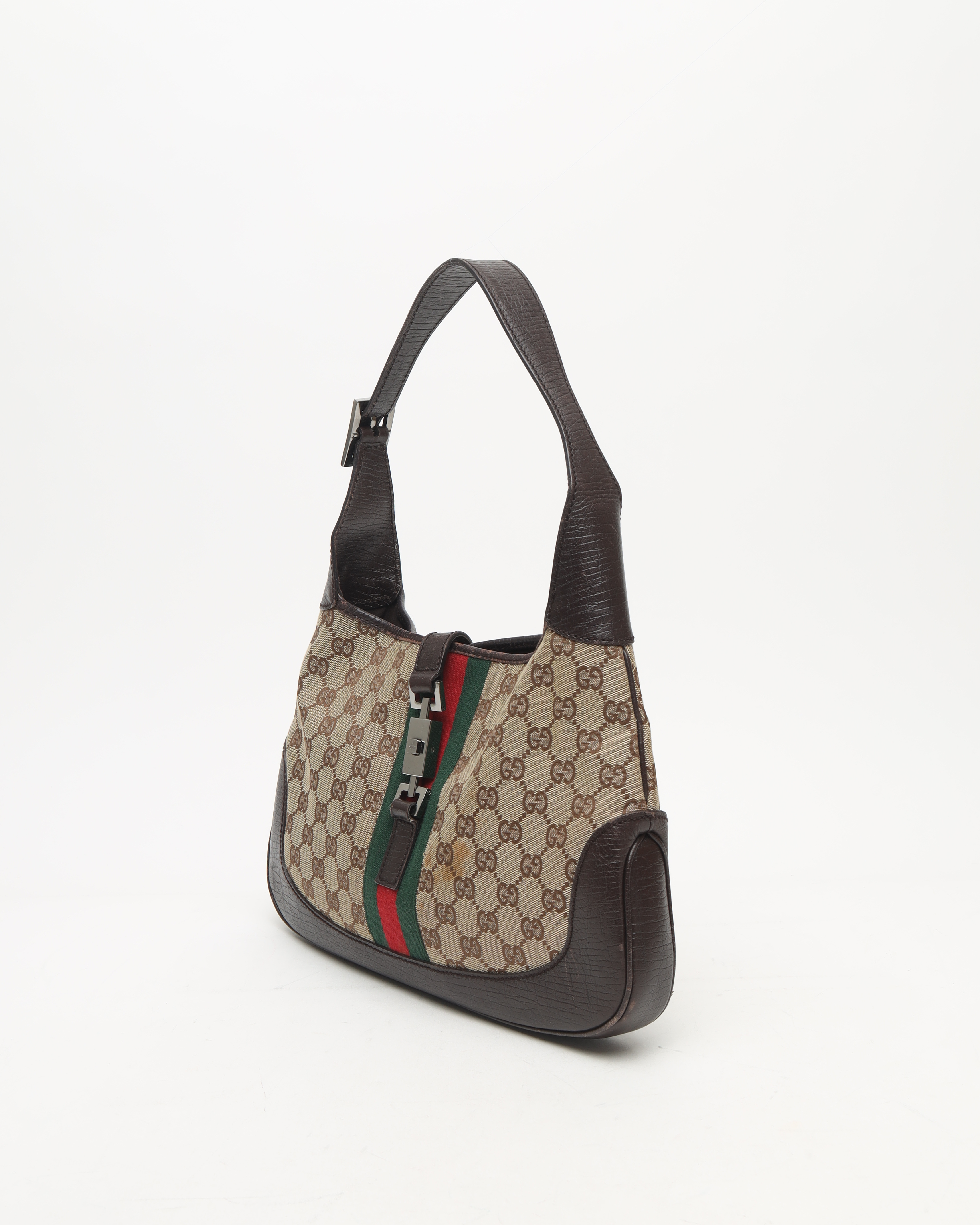 Gucci Jackie Cloth Shoulder Bag In Multi