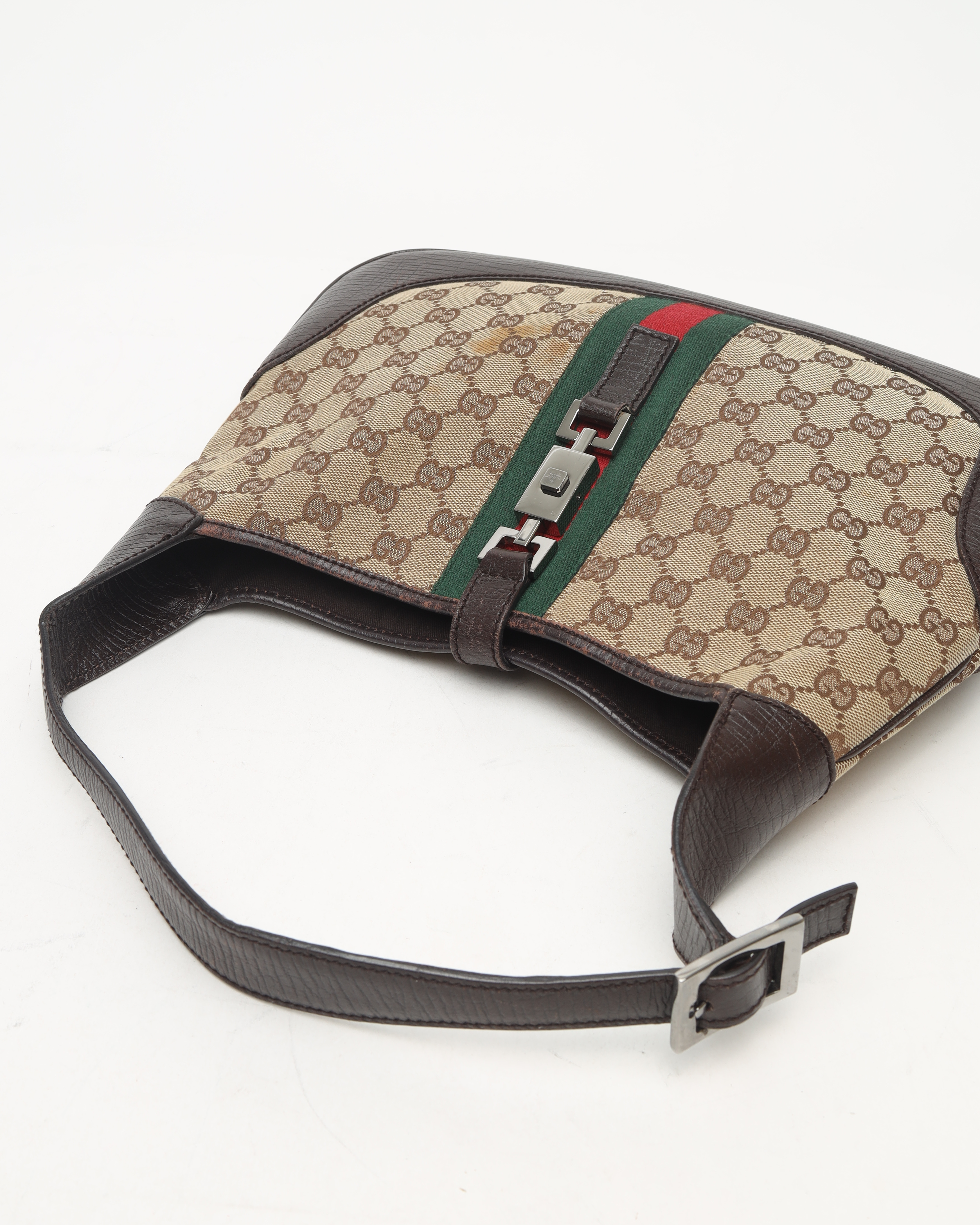 Gucci Jackie Cloth Shoulder Bag In Multi