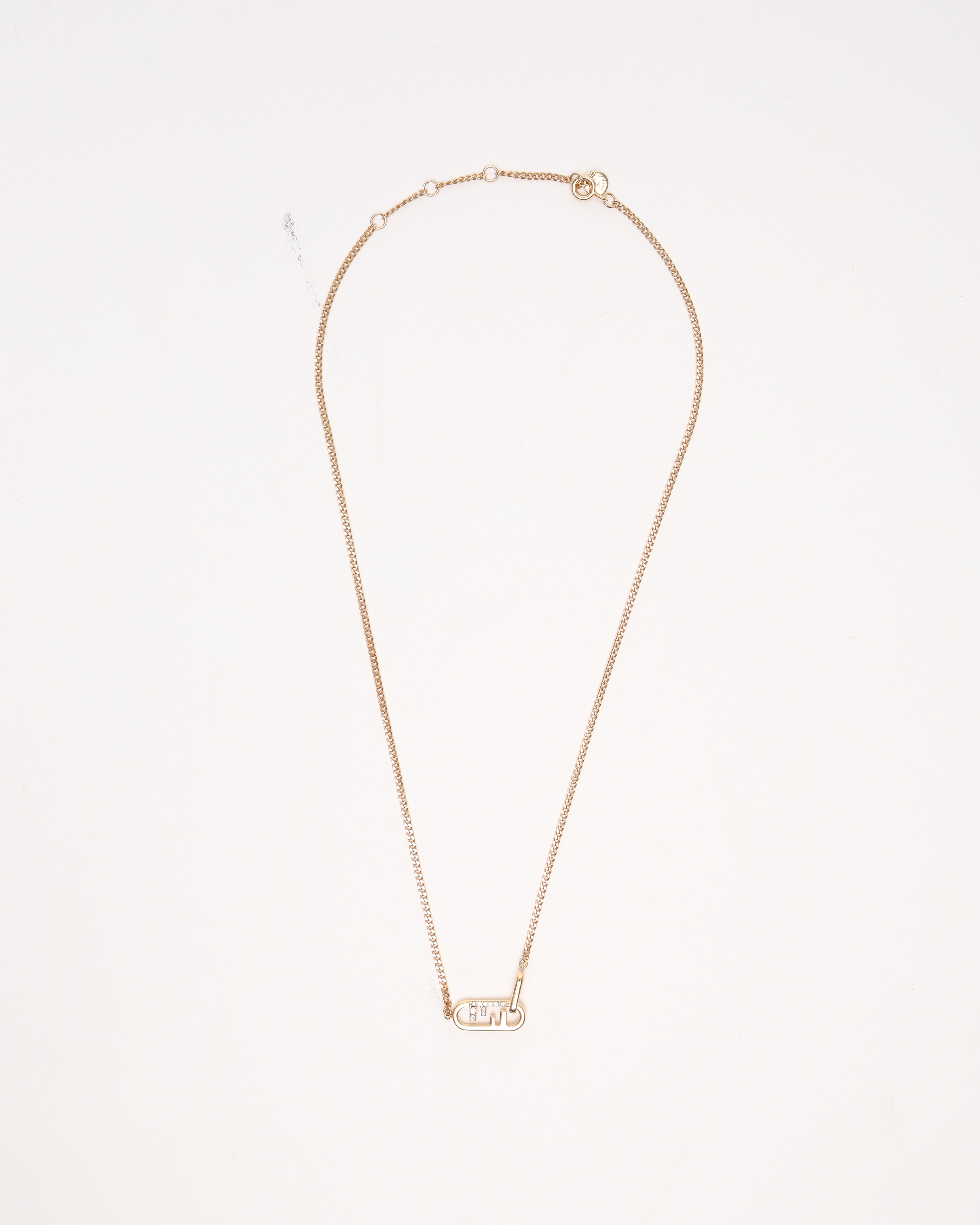 Fendi Auroc Rhinestone Necklace