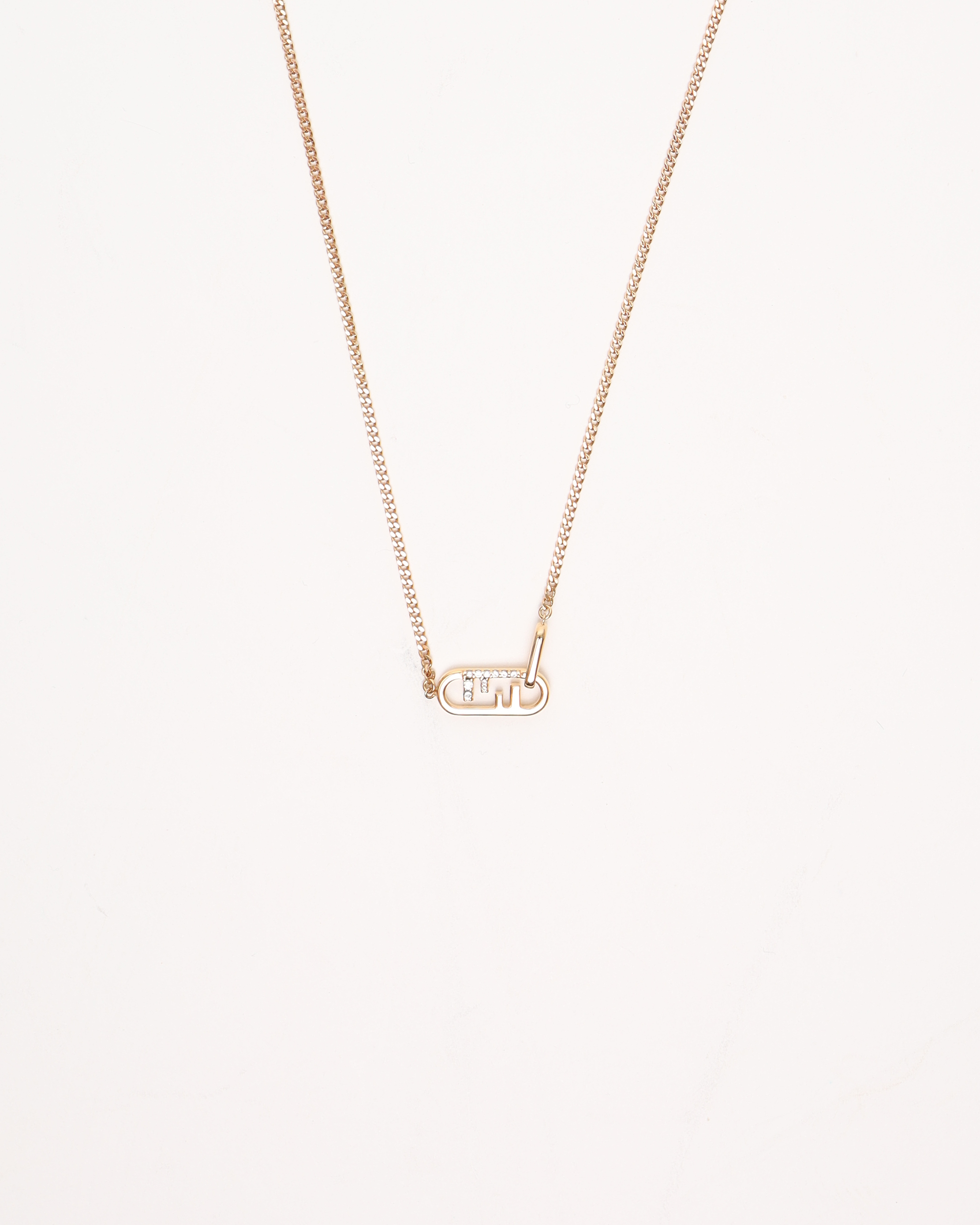 Fendi Auroc Rhinestone Necklace