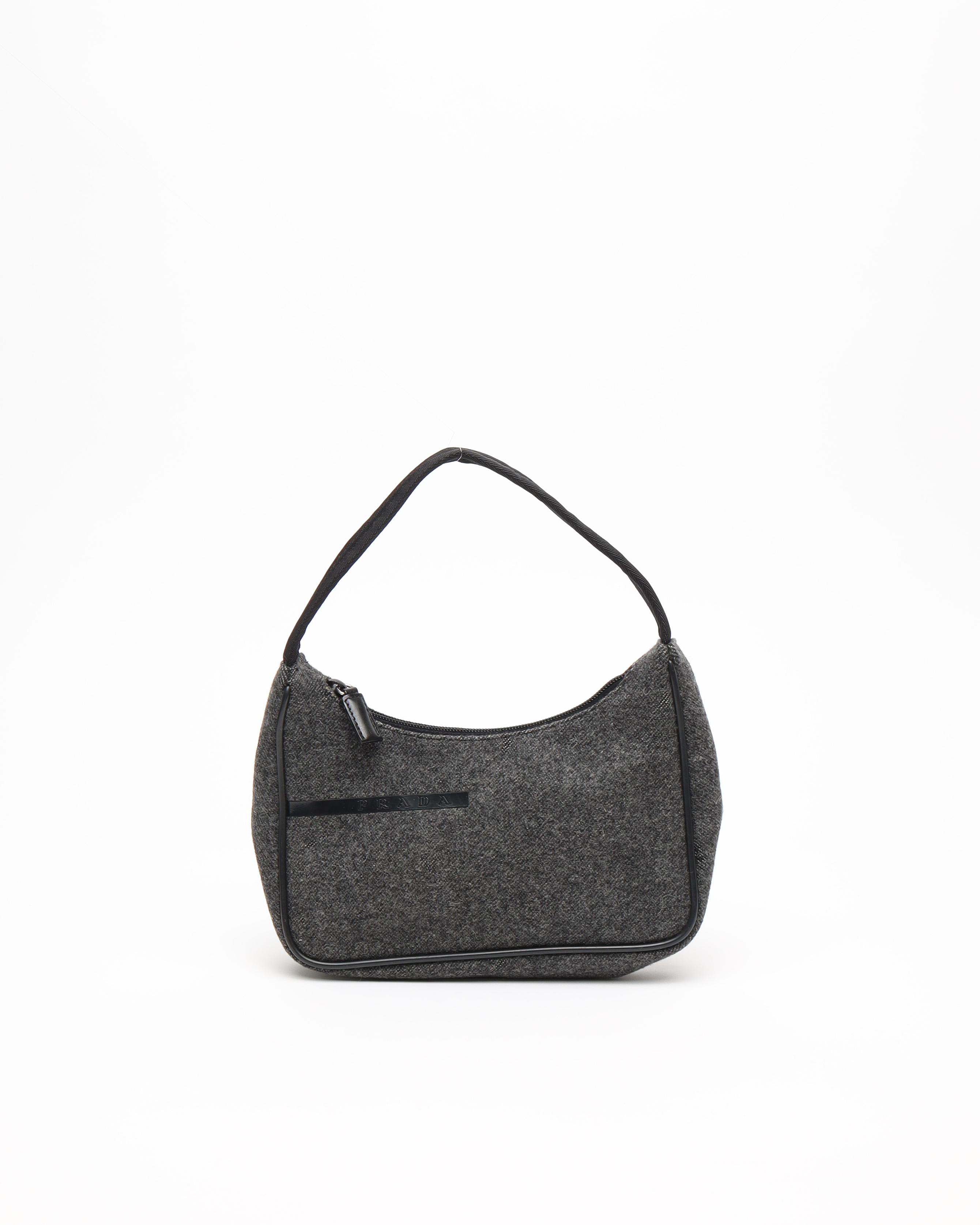 PRADA Sport Wool Hobo Bag