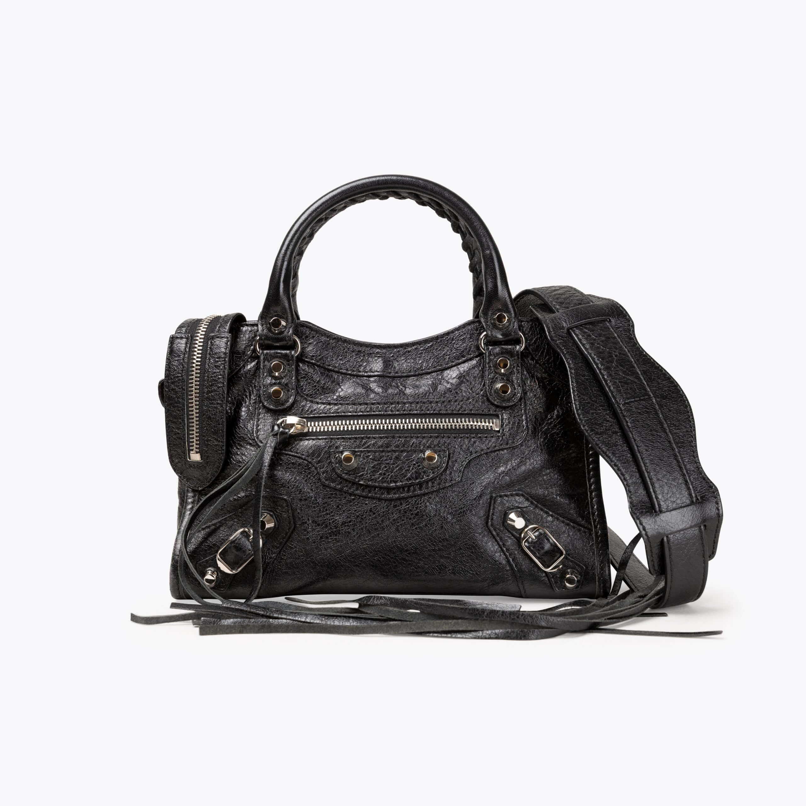 BALENCIAGA Motocross Classic Mini City Bag