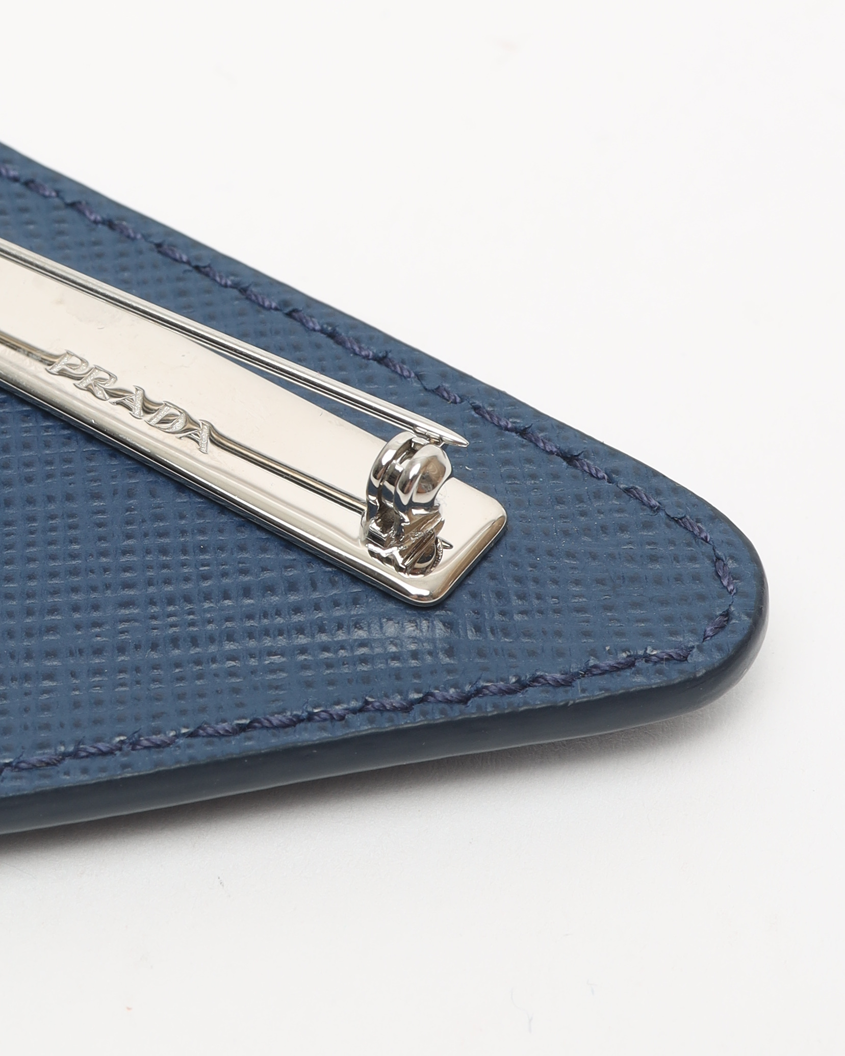 Prada Vintage Saffiano Triangle Brooch