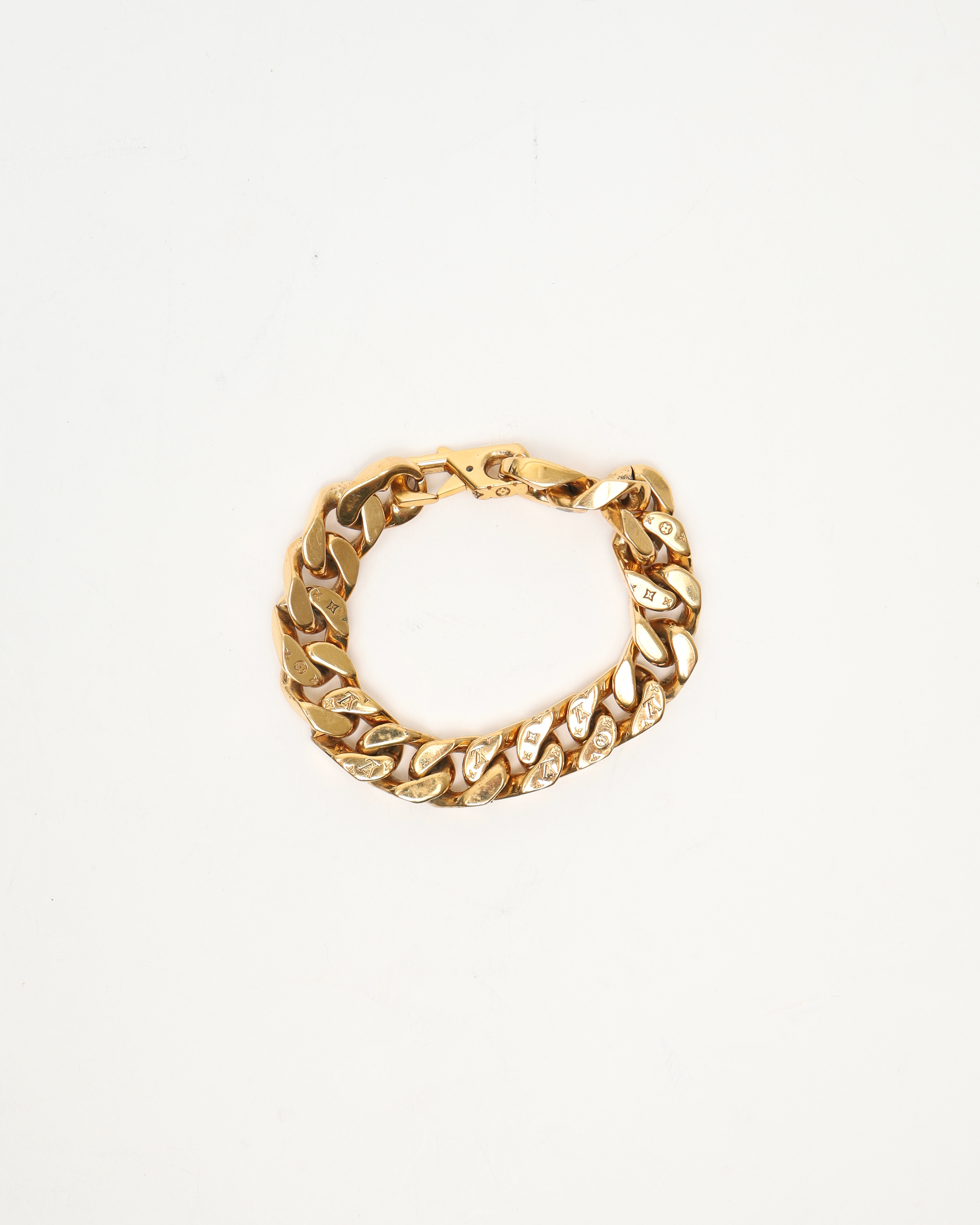 LOUIS VUITTON Monogram Chain Bracelet