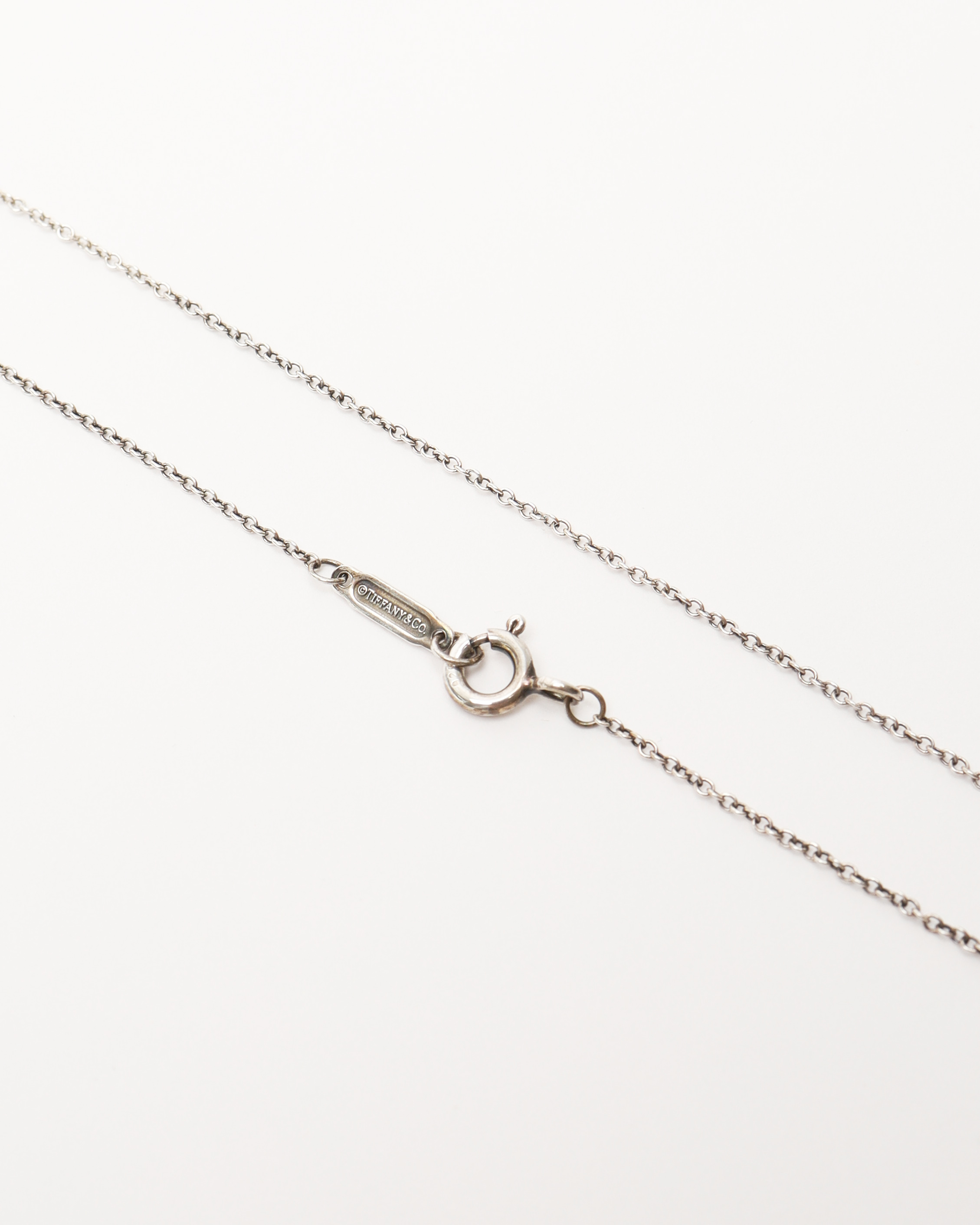 Tiffany & Co 1837 Interlocking Circle 925 4.9g Silver Necklace