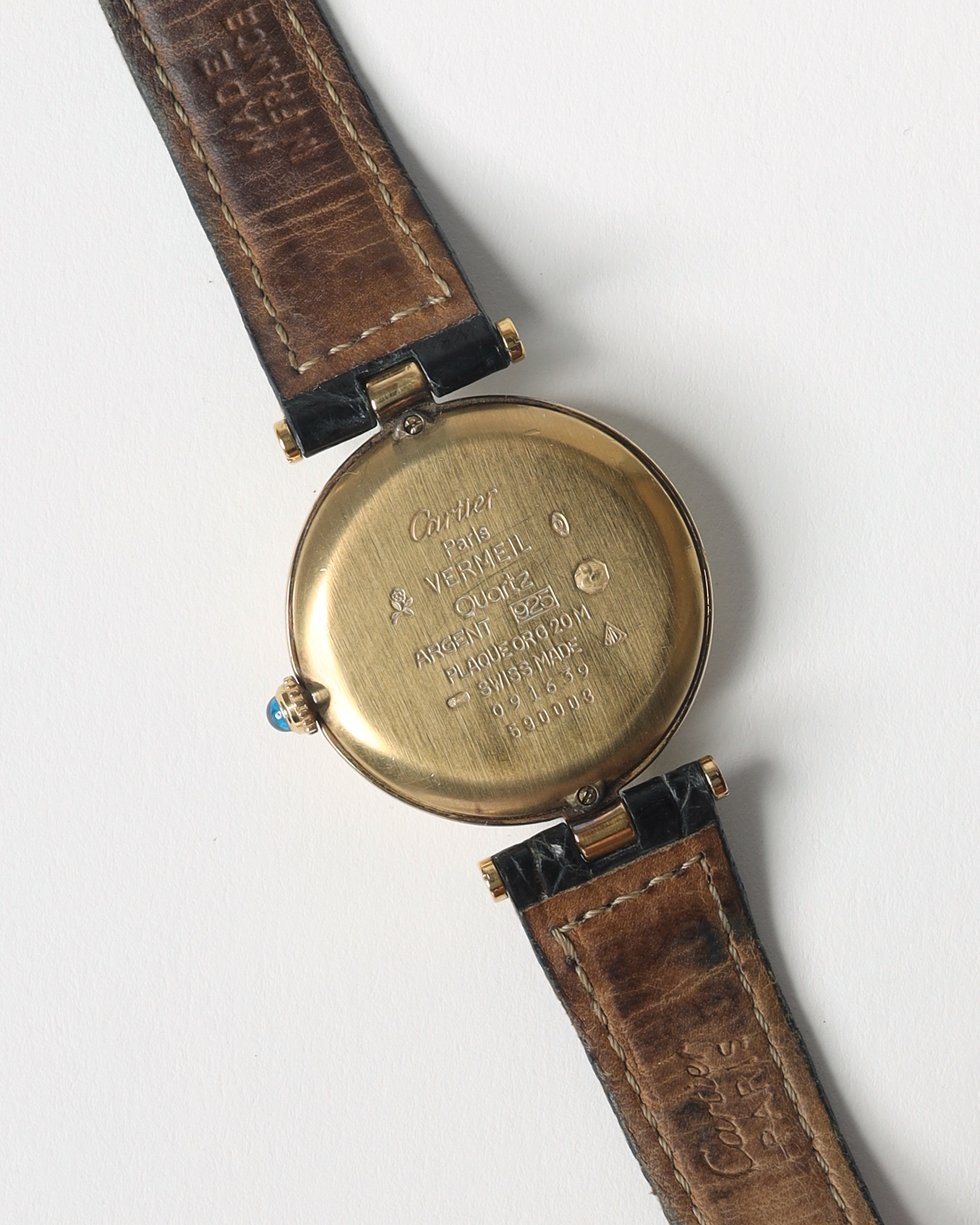 Cartier Vendome Vermeil 30mm Ref 590003 Watch