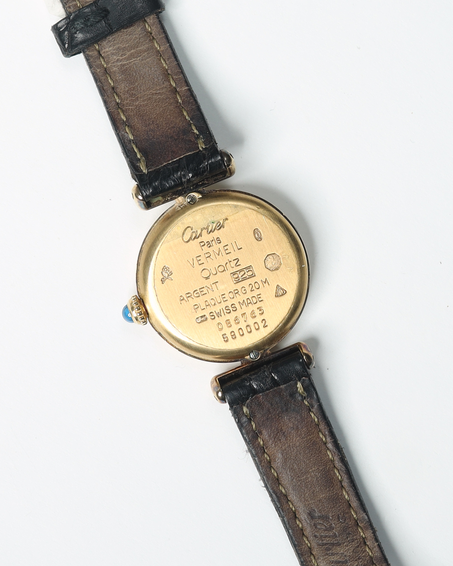 Cartier Vendome Vermeil 24mm Ref 590002 Watch