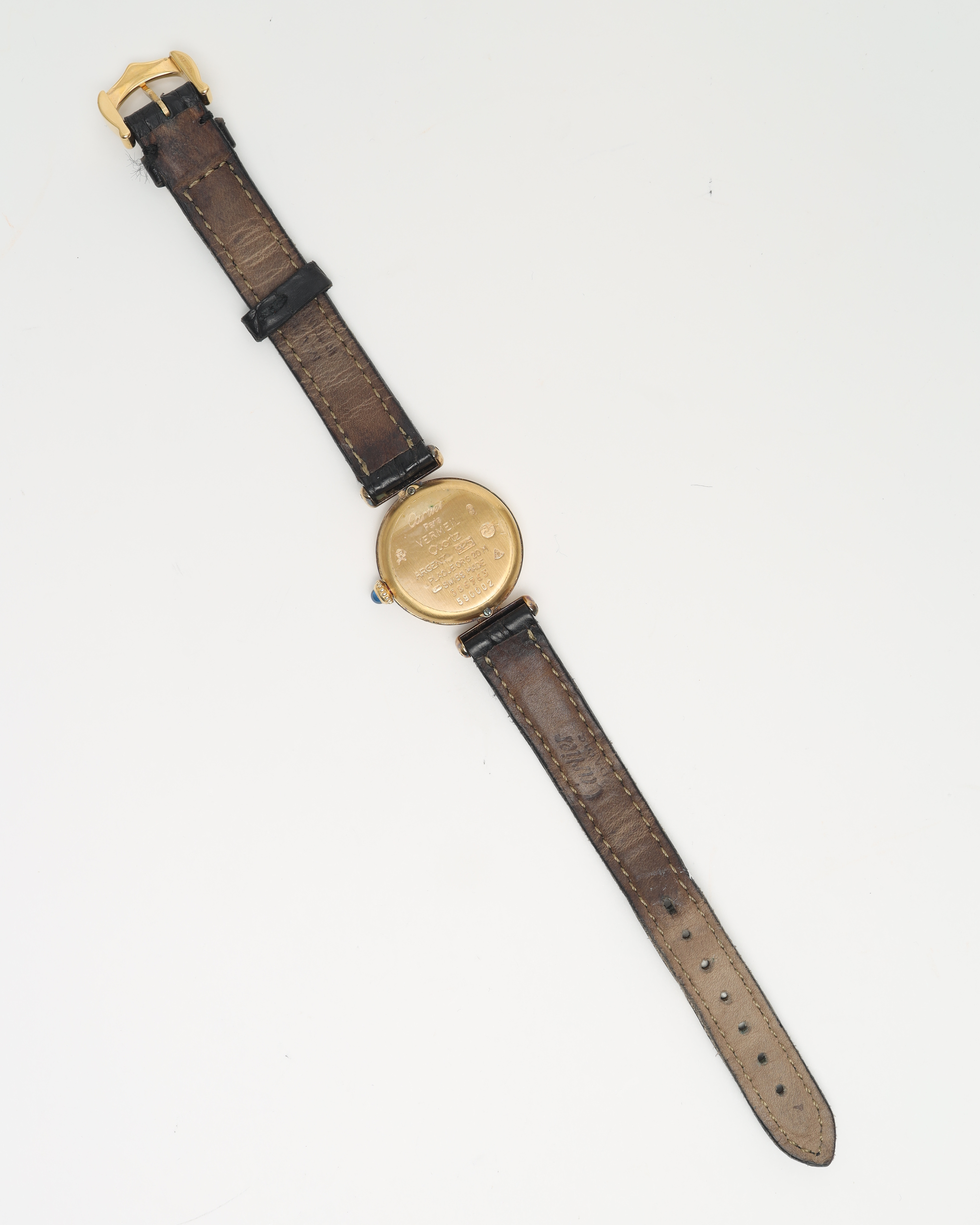 Cartier Vendome Vermeil 24mm Ref 590002 Watch