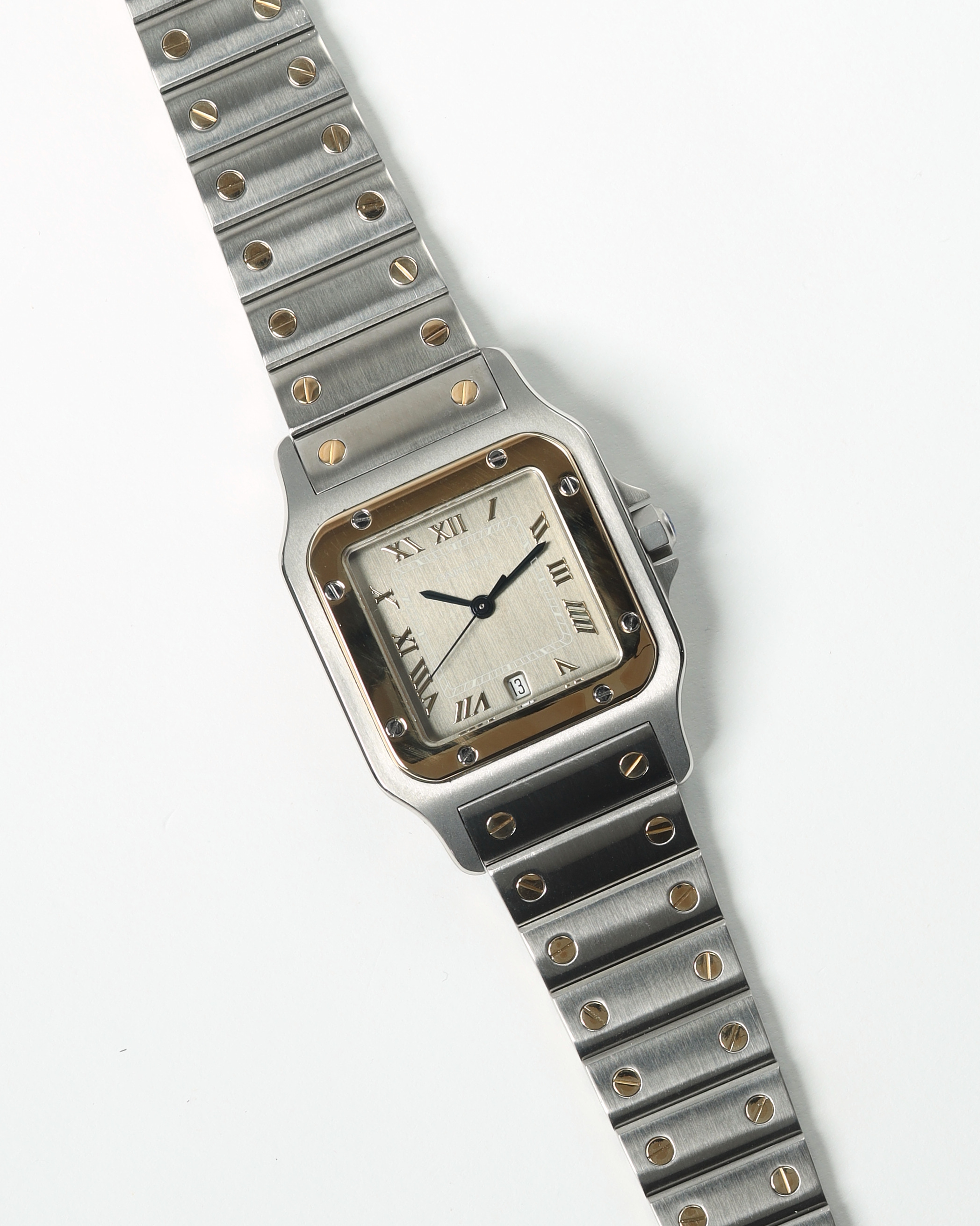 CARTIER Santos Galbée 29mm Ref 187901 Mint Watch