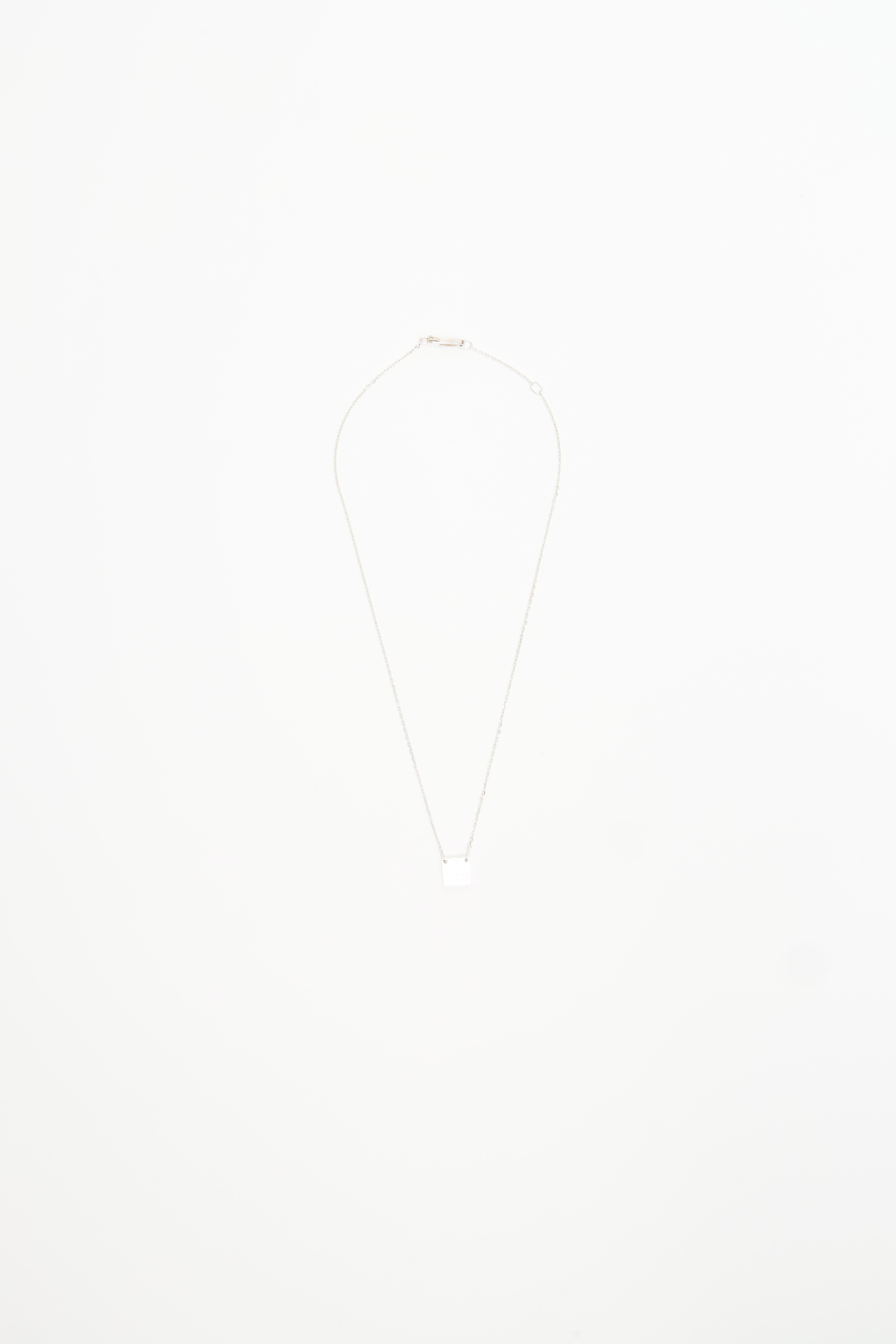 Gucci Gg Interlocking Silver Necklace