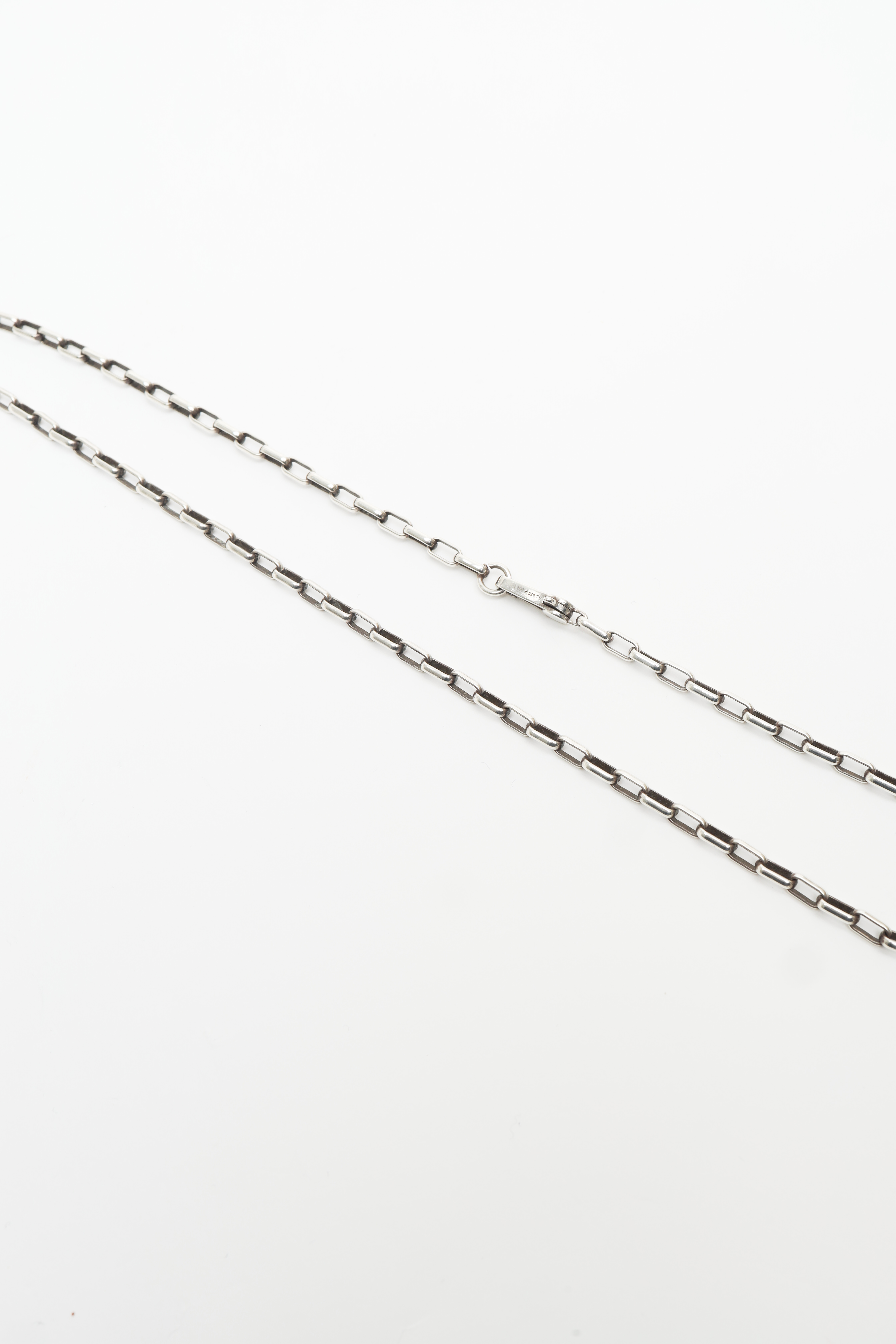 Gucci Gg Interlocking Silver Necklace