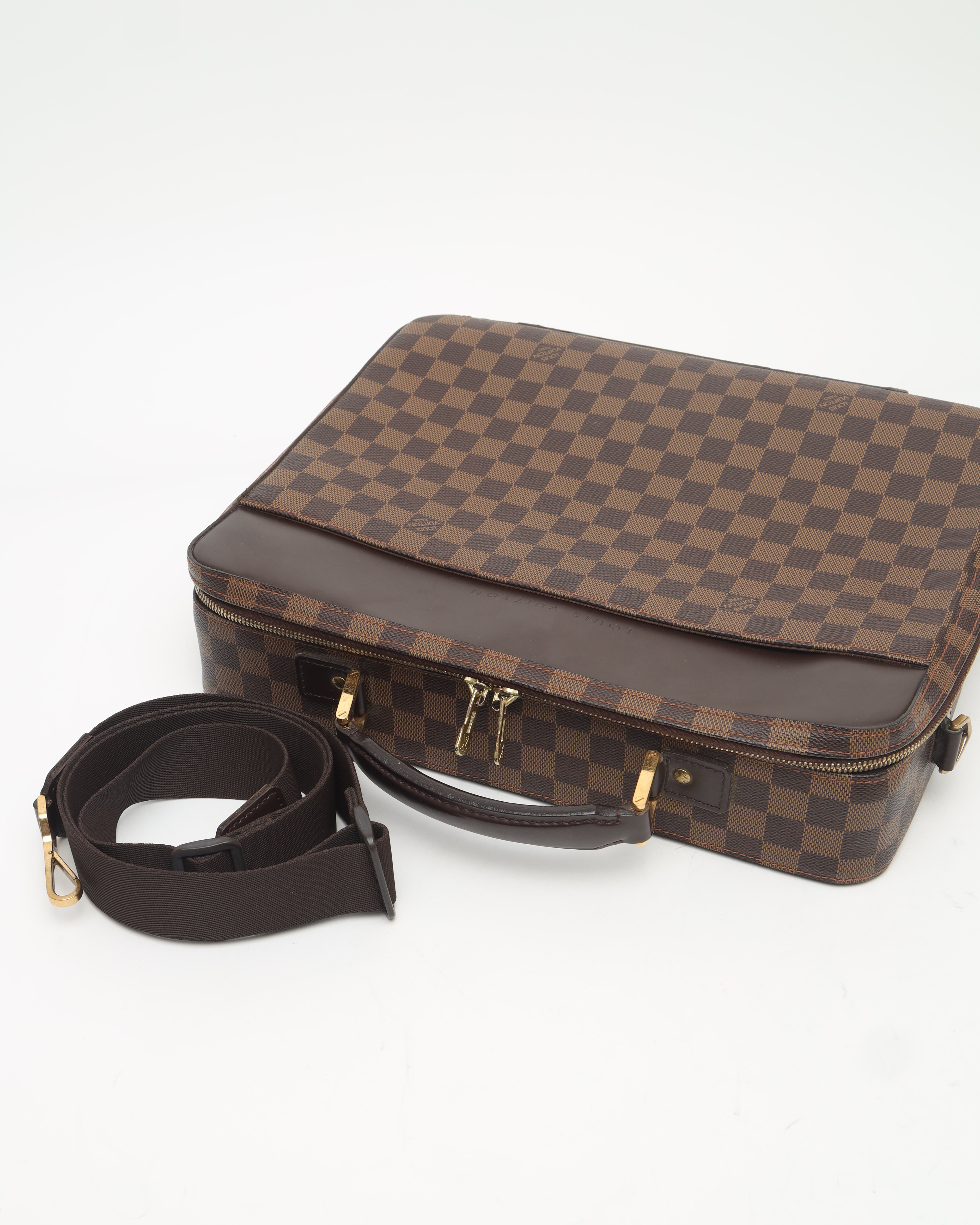 Pre-owned Louis Vuitton Damier Porte Ordinature Savana Bag