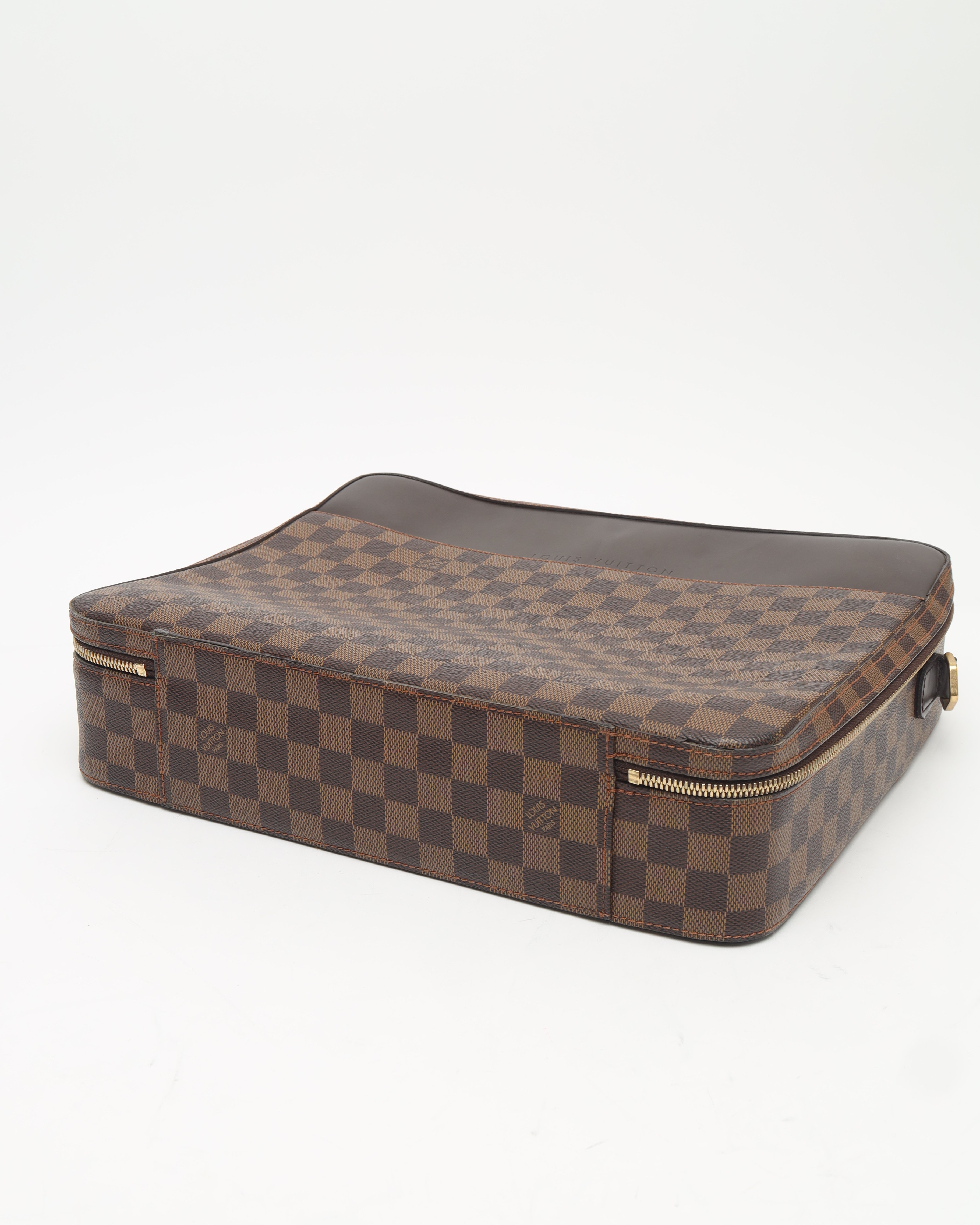 Pre-owned Louis Vuitton Damier Porte Ordinature Savana Bag