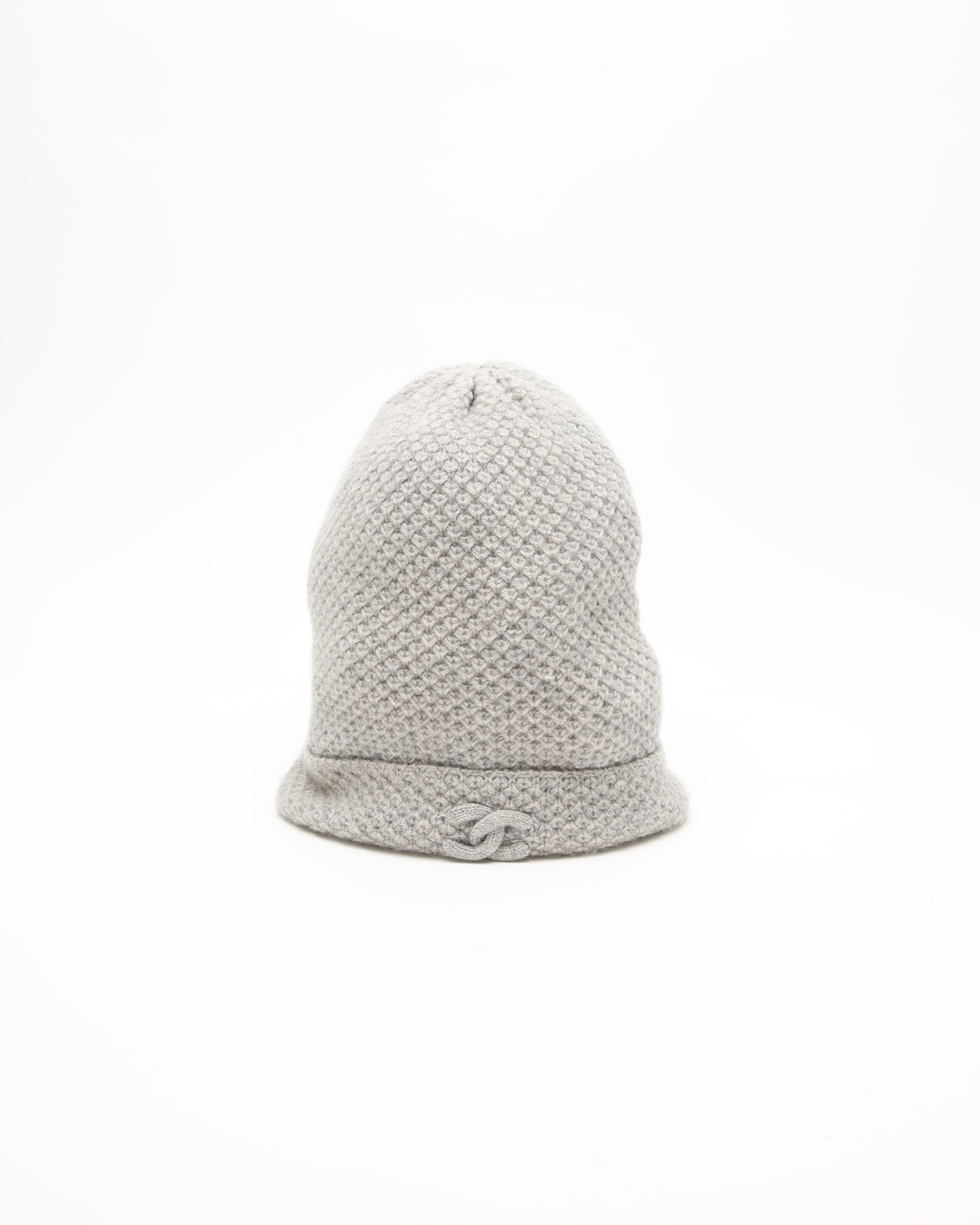 Pre-owned Chanel Coco Mark Knitted Cashmere Beanie