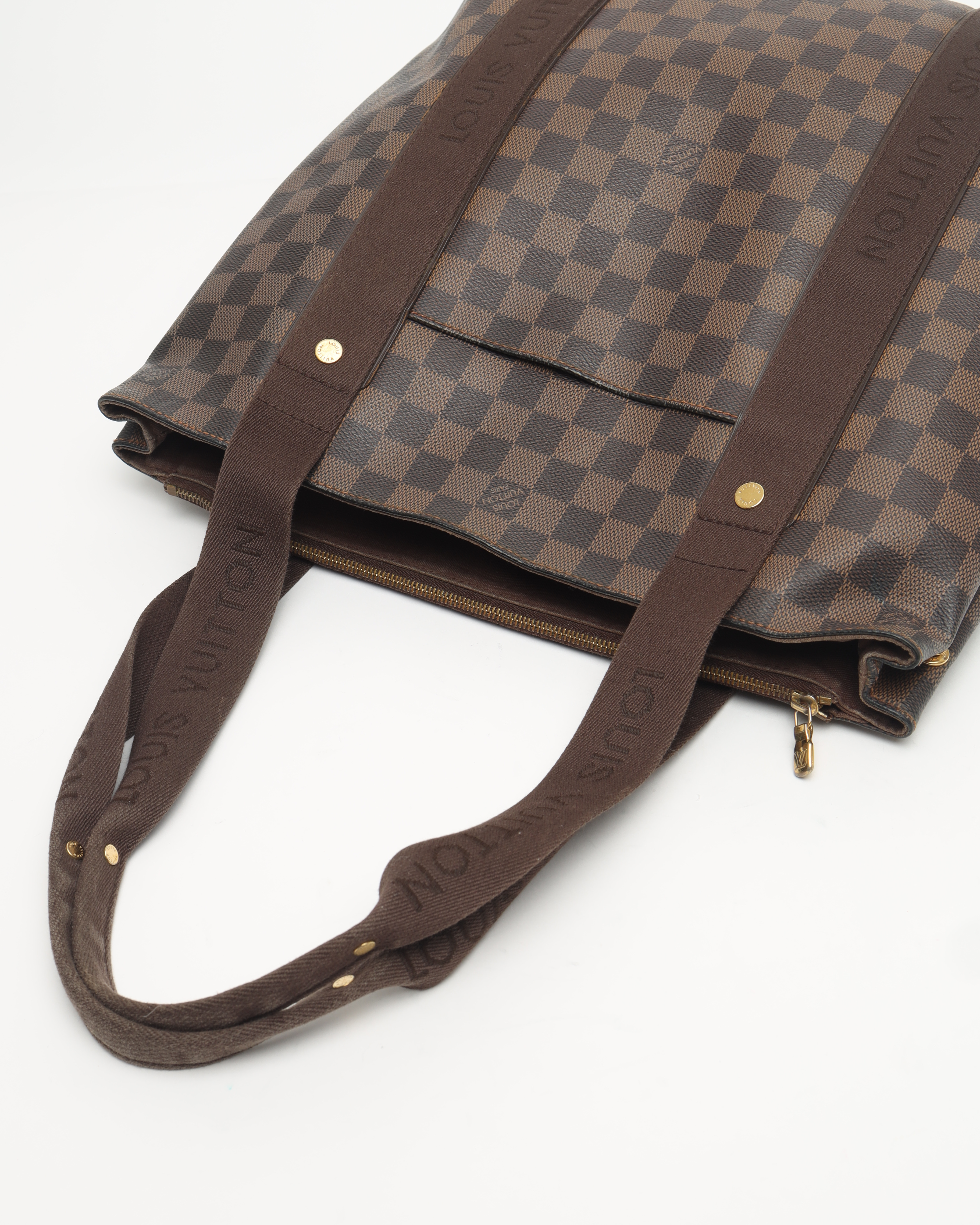 Pre-owned Louis Vuitton Damier Ebene Cabas Beaubourg Tote Bag