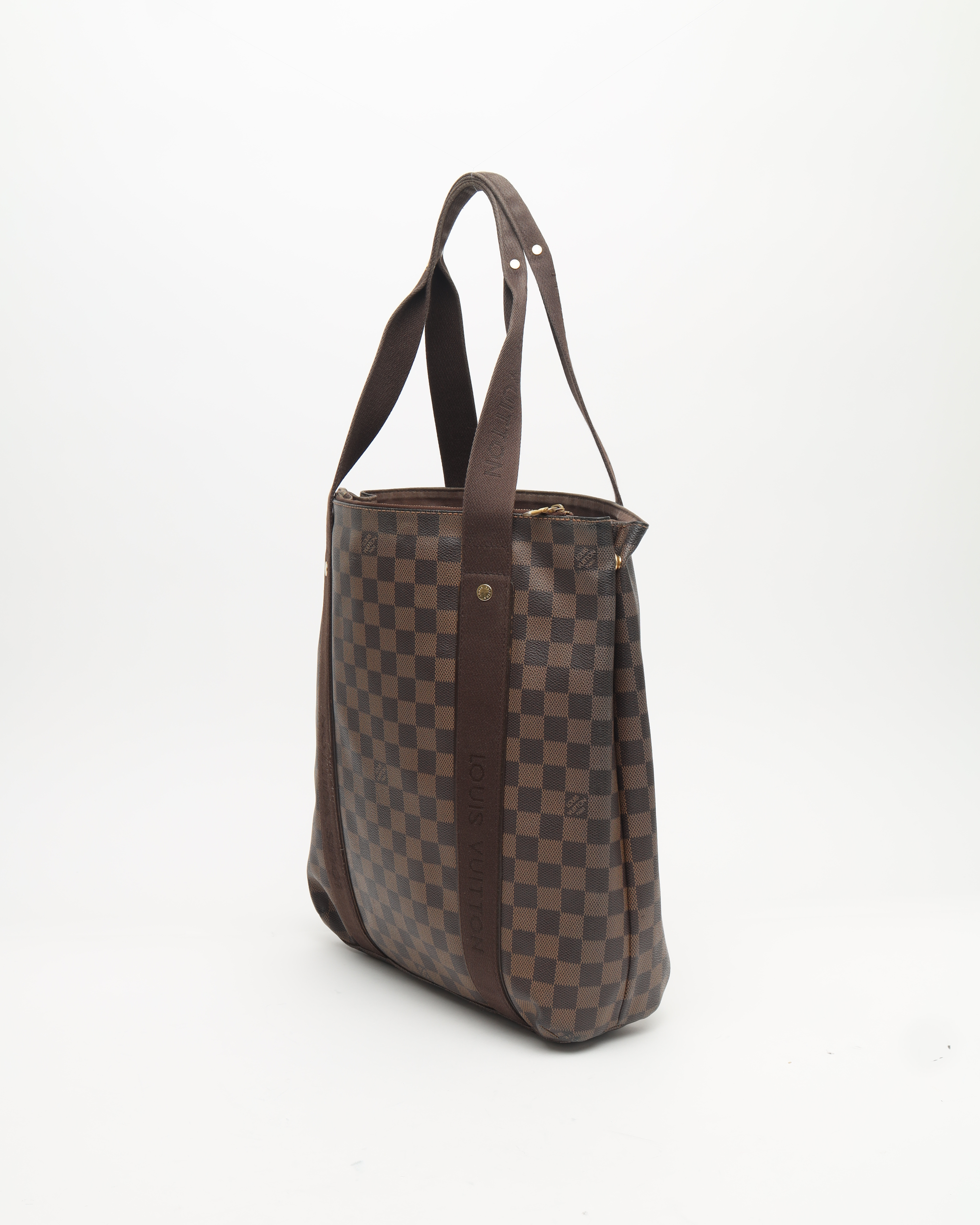 Pre-owned Louis Vuitton Damier Ebene Cabas Beaubourg Tote Bag