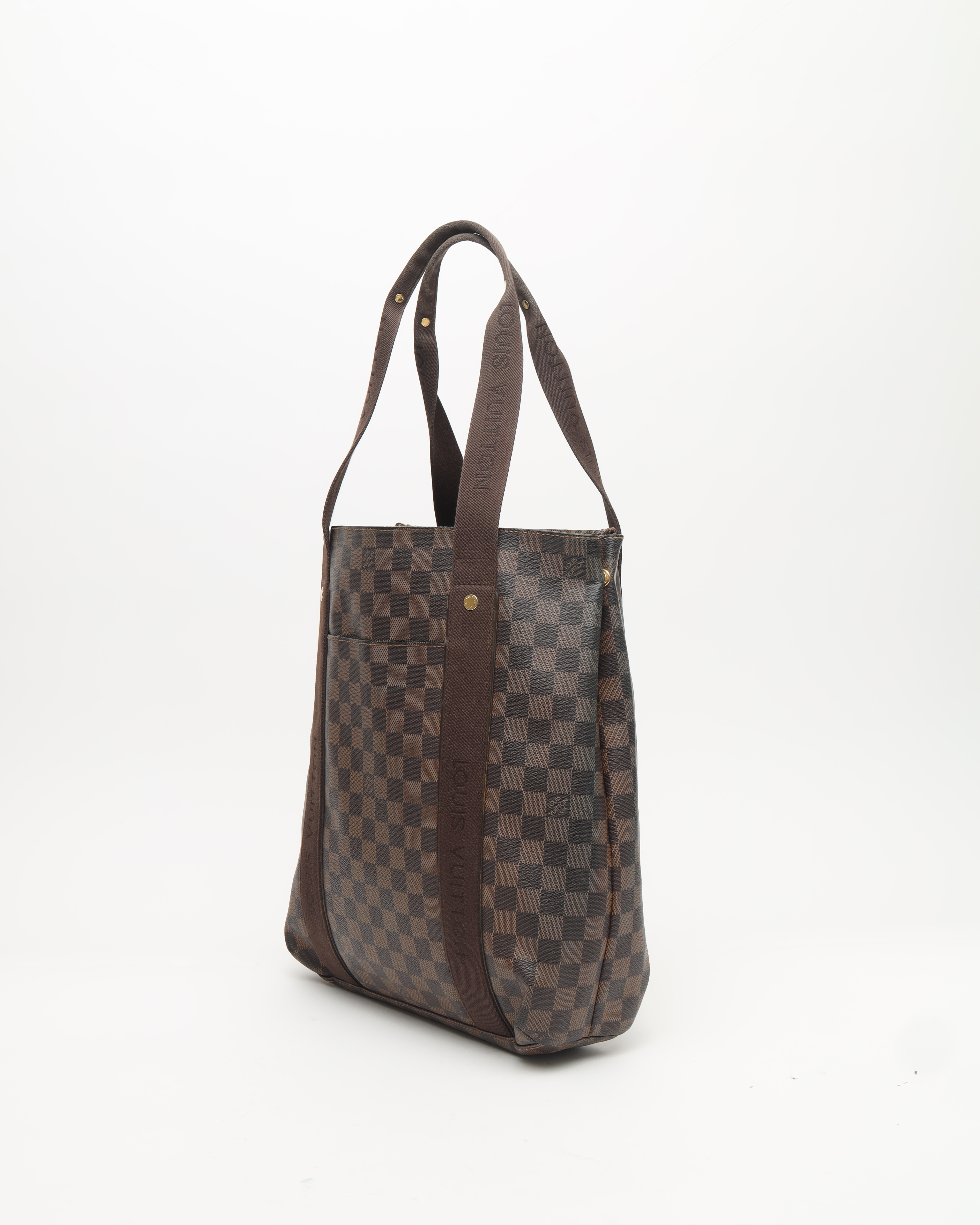 Pre-owned Louis Vuitton Damier Ebene Cabas Beaubourg Tote Bag