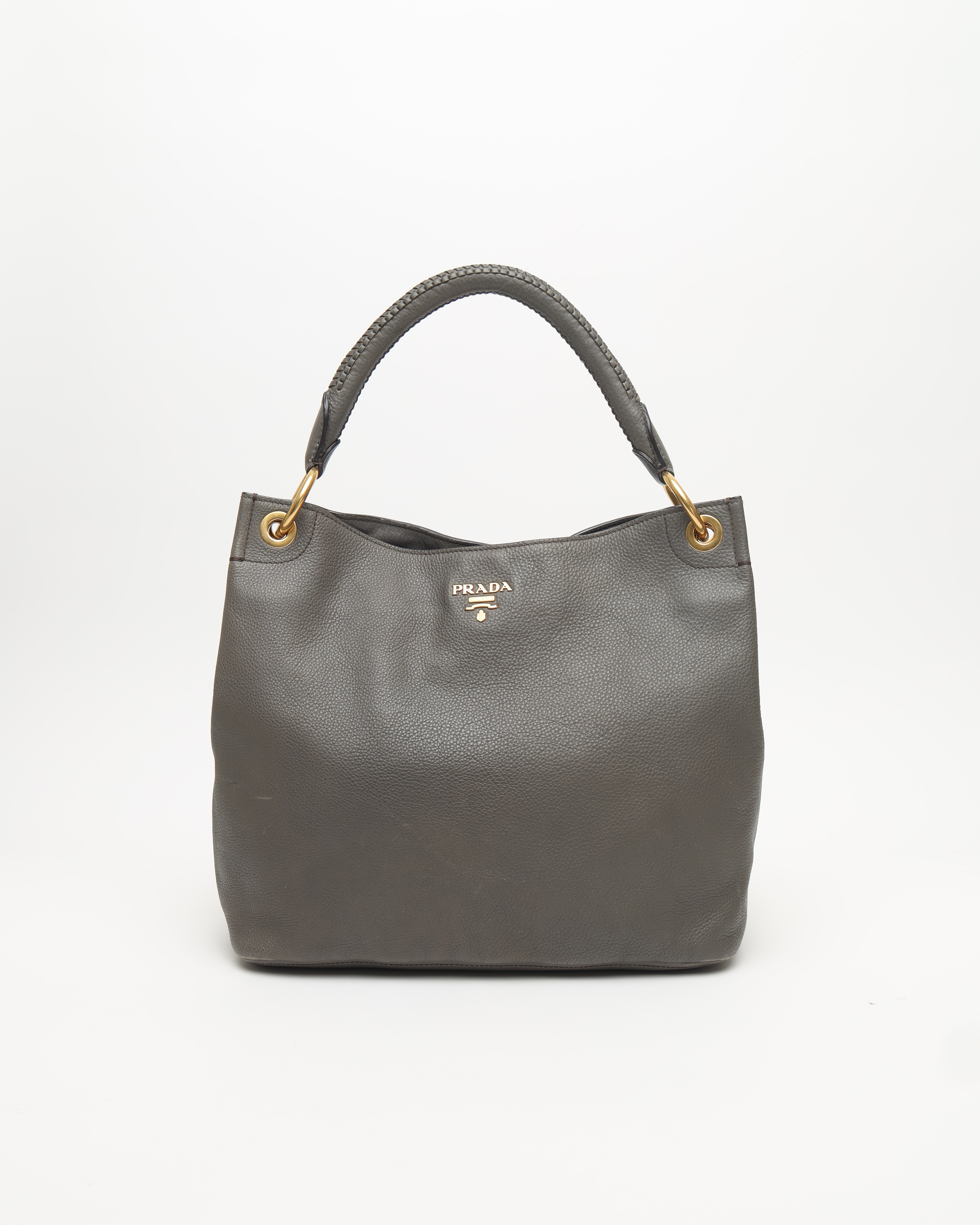 PRADA Vitello Hobo Bag