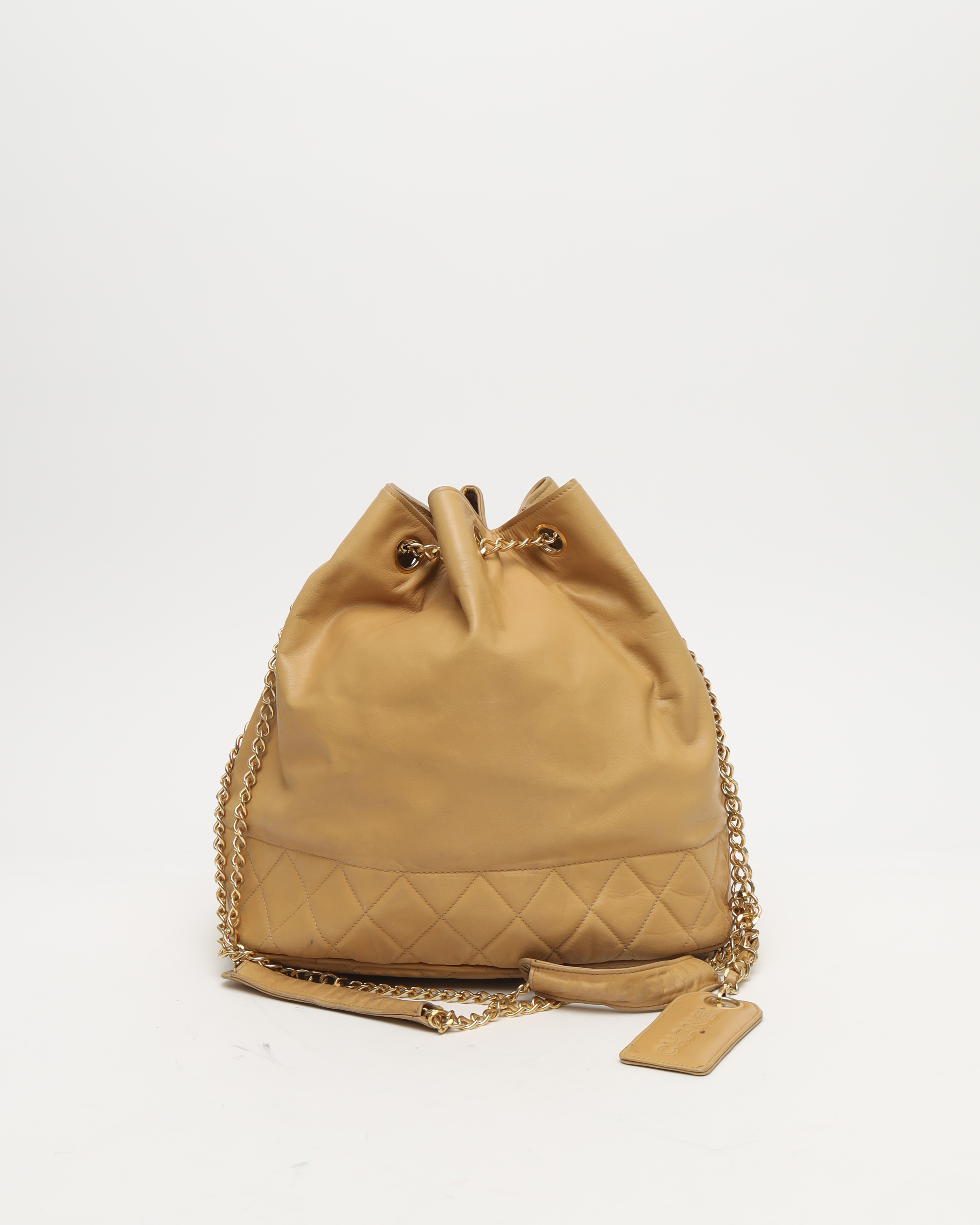 CHANEL Vintage CC Bucket Bag