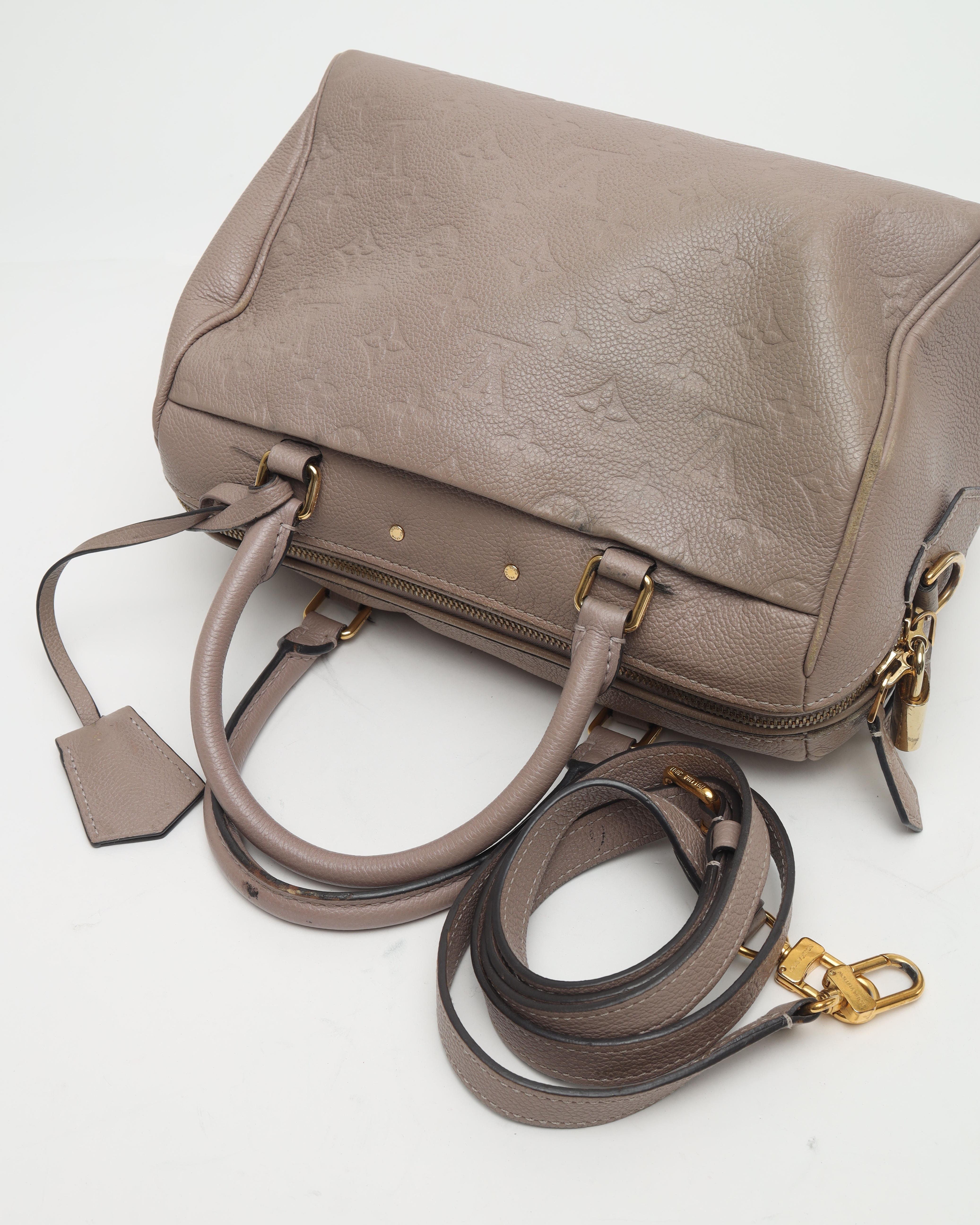 Pre-owned Louis Vuitton Empreinte Speedy 25 Nm Bandoulière Bag