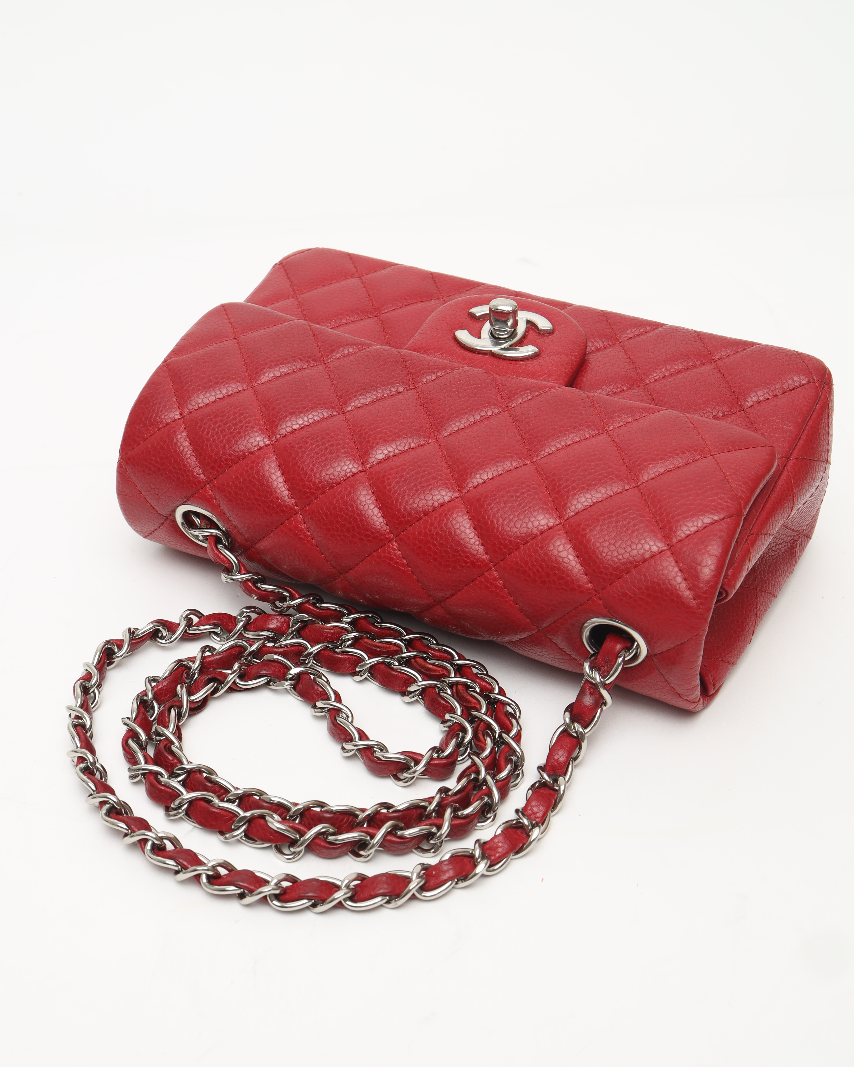 Pre-owned Chanel Classic Caviar Single Flap Bag