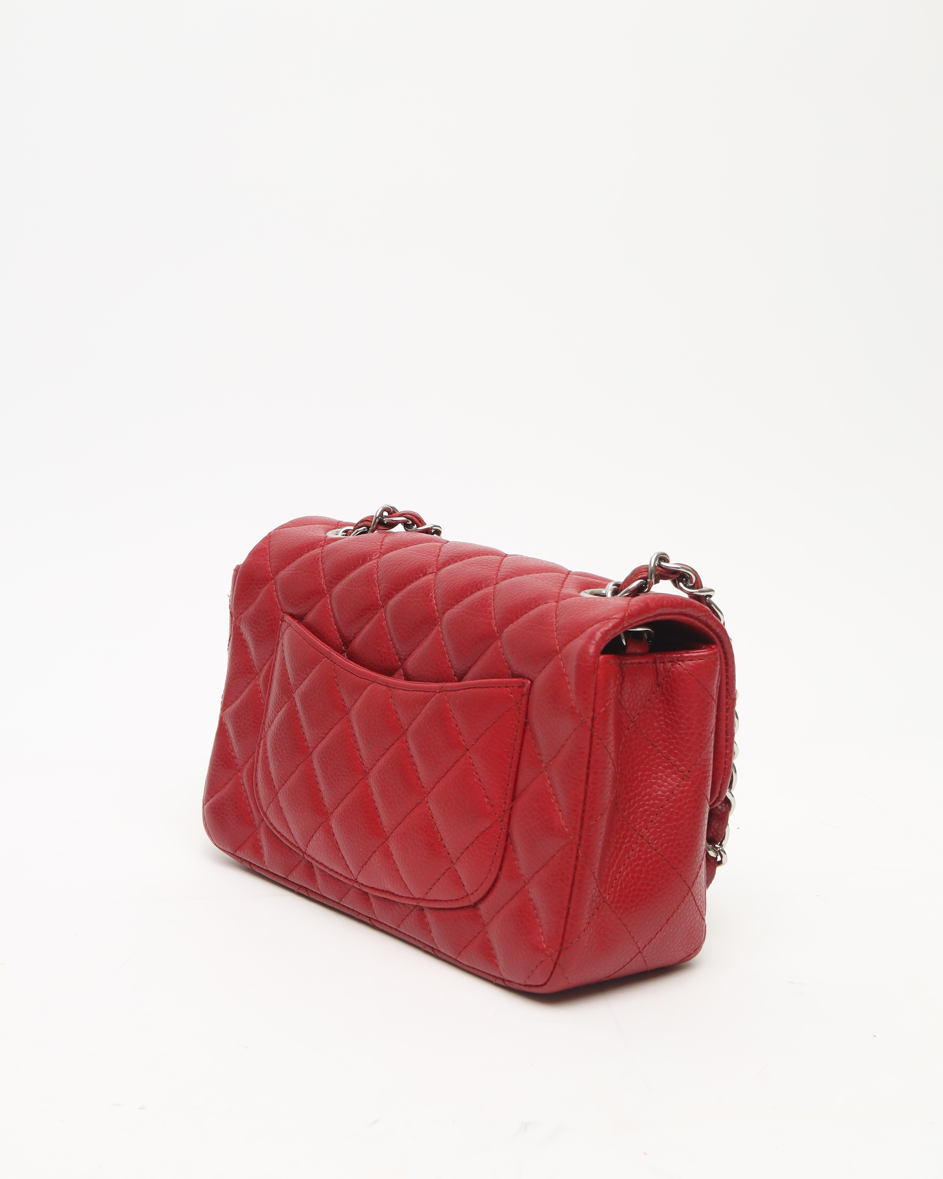 Pre-owned Chanel Classic Caviar Single Flap Bag