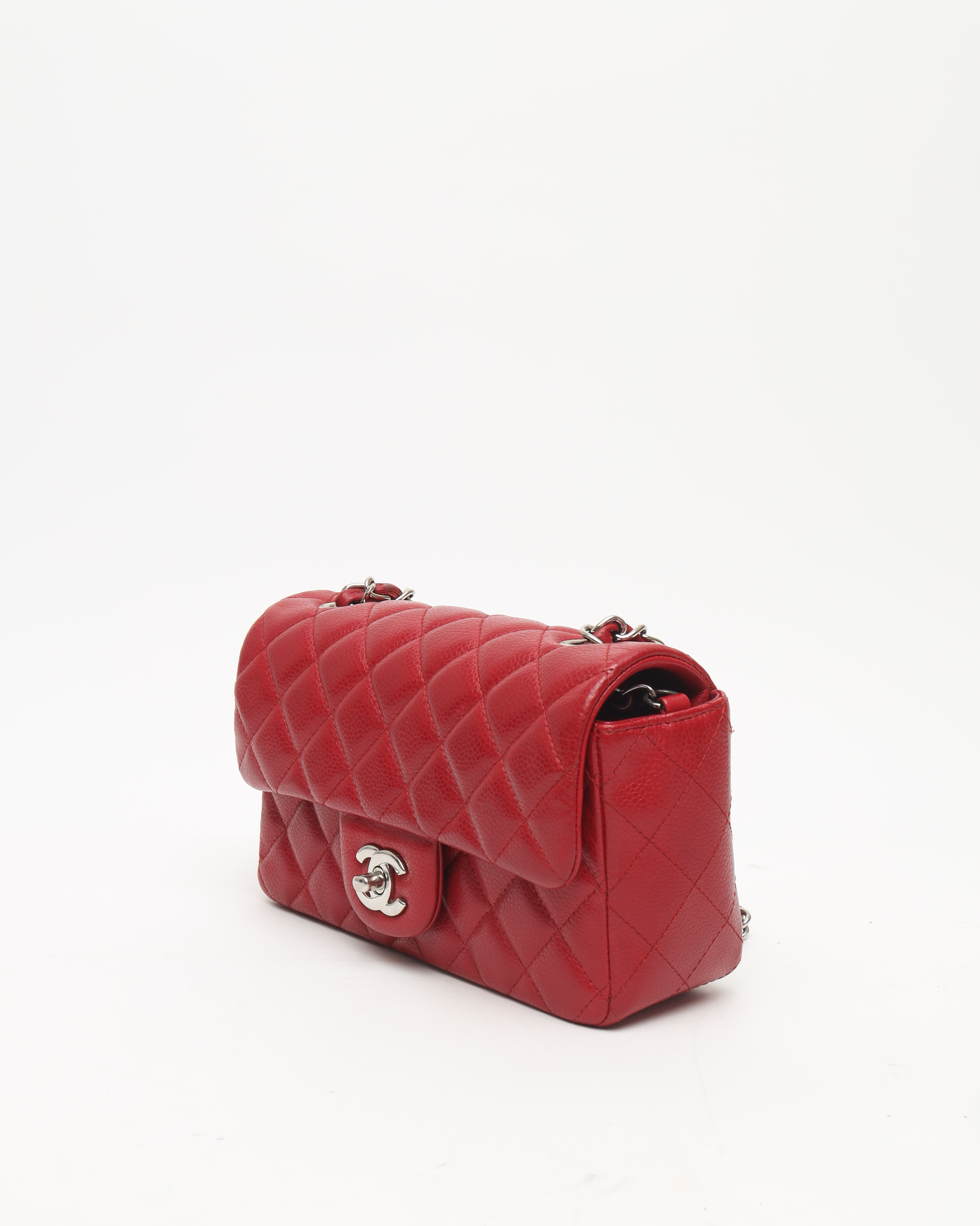 Pre-owned Chanel Classic Caviar Single Flap Bag