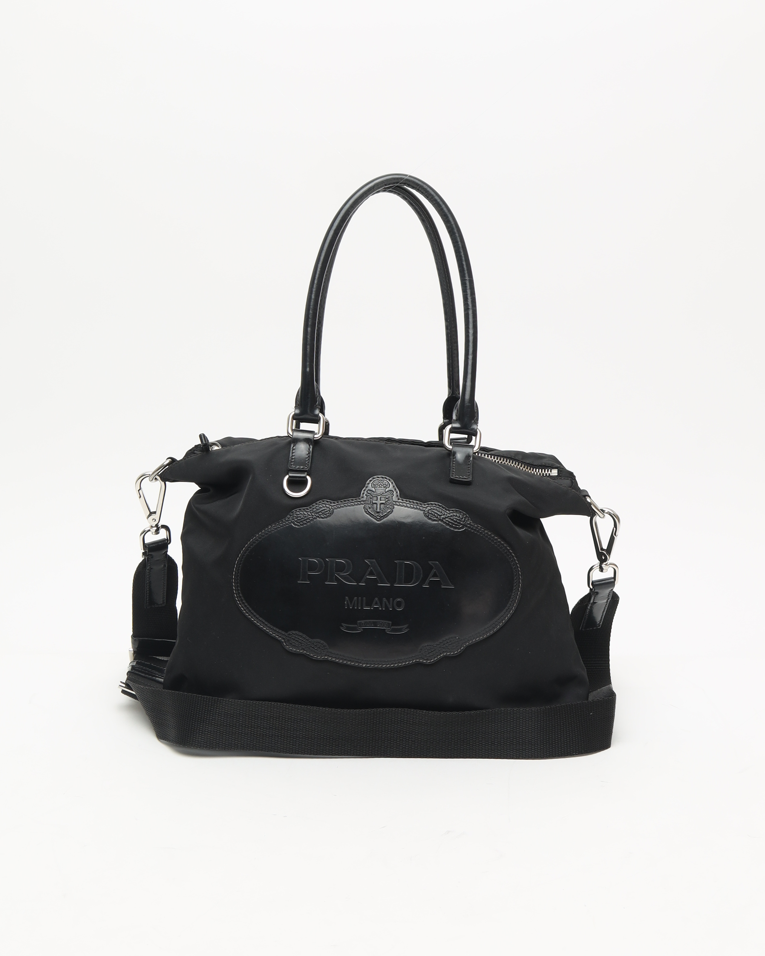 PRADA Logo Tessuto Bag