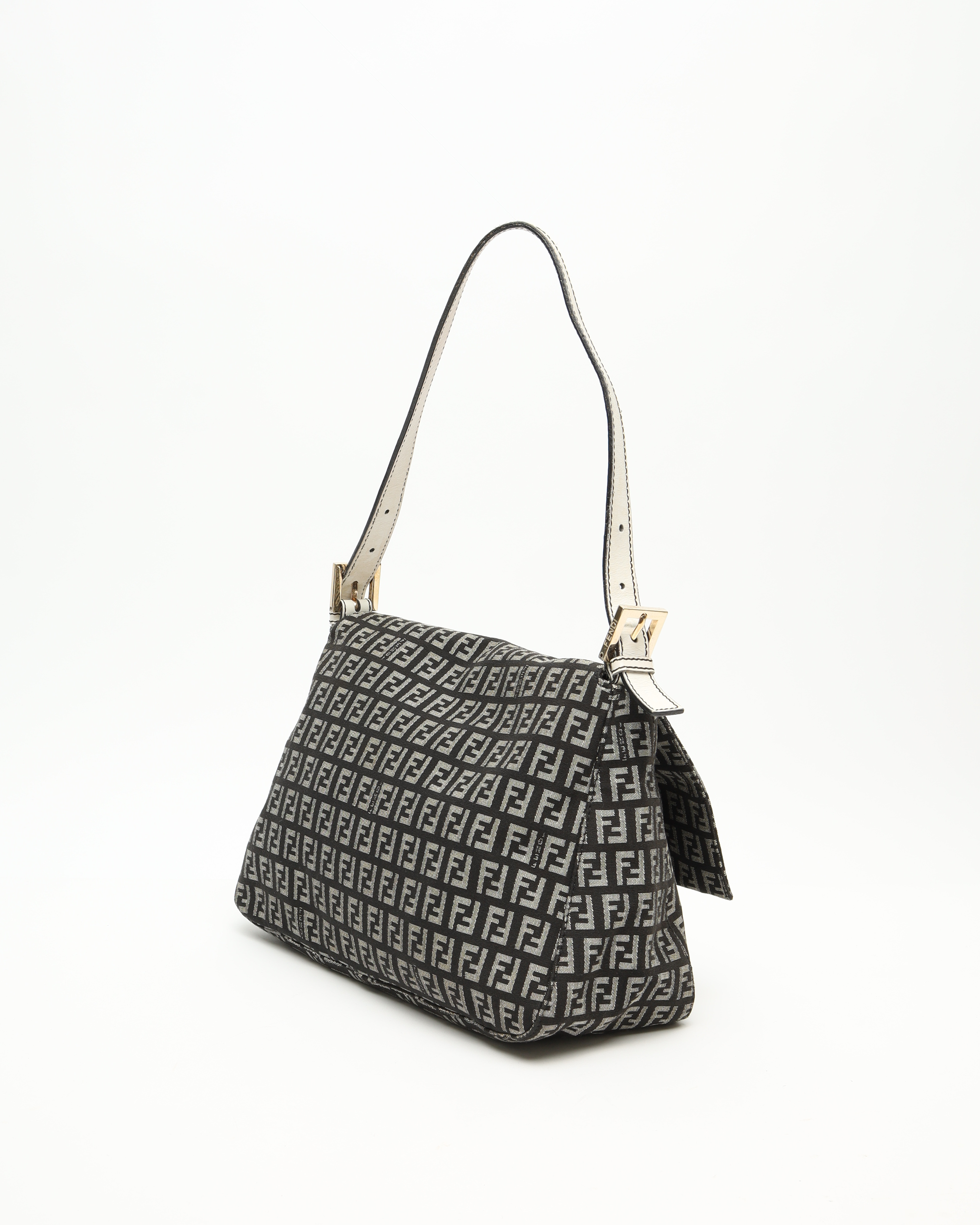 Fendi Zucca Mamma Bag In Black