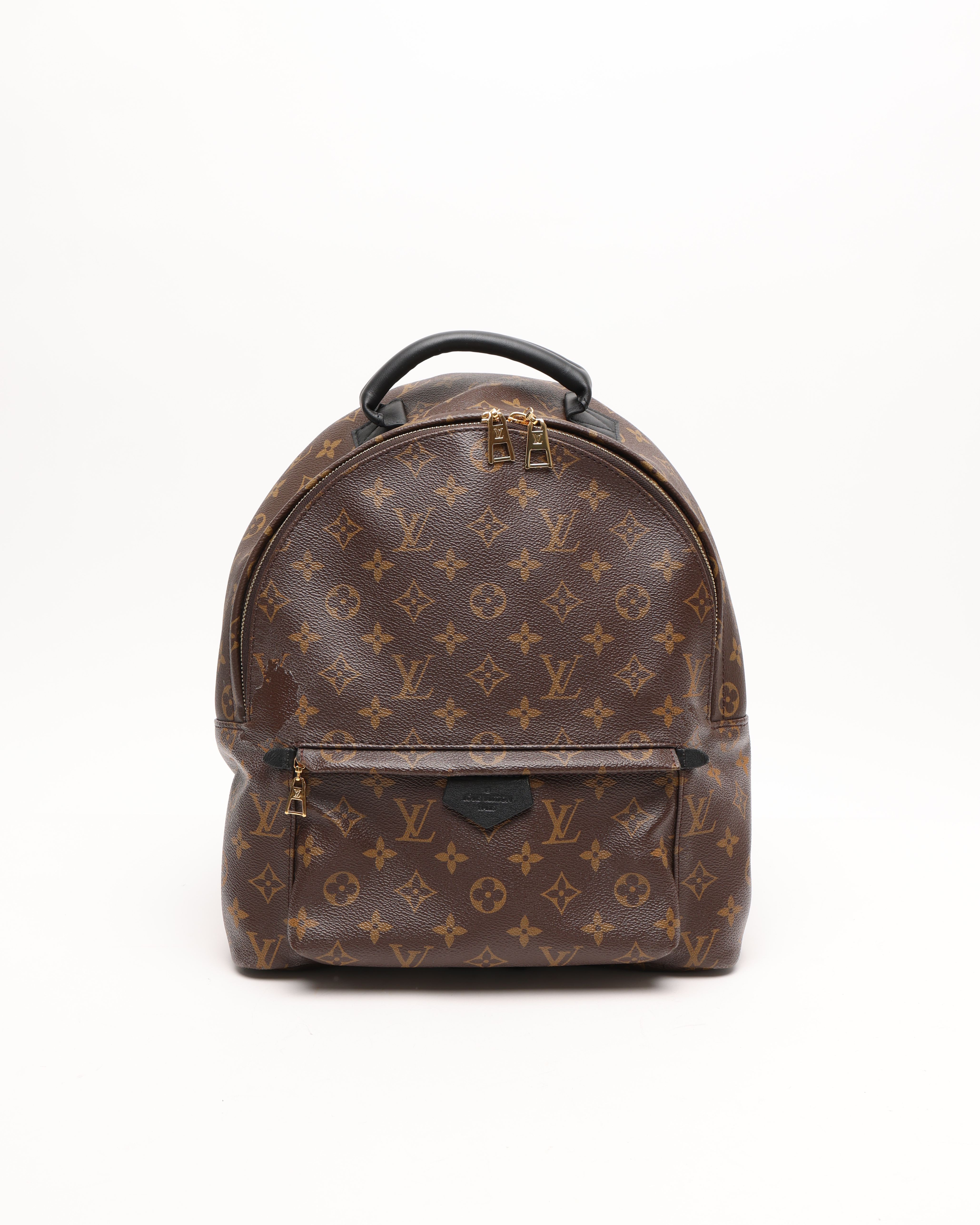 Pre-owned Louis Vuitton Monogram Palm Springs Pm Backpack