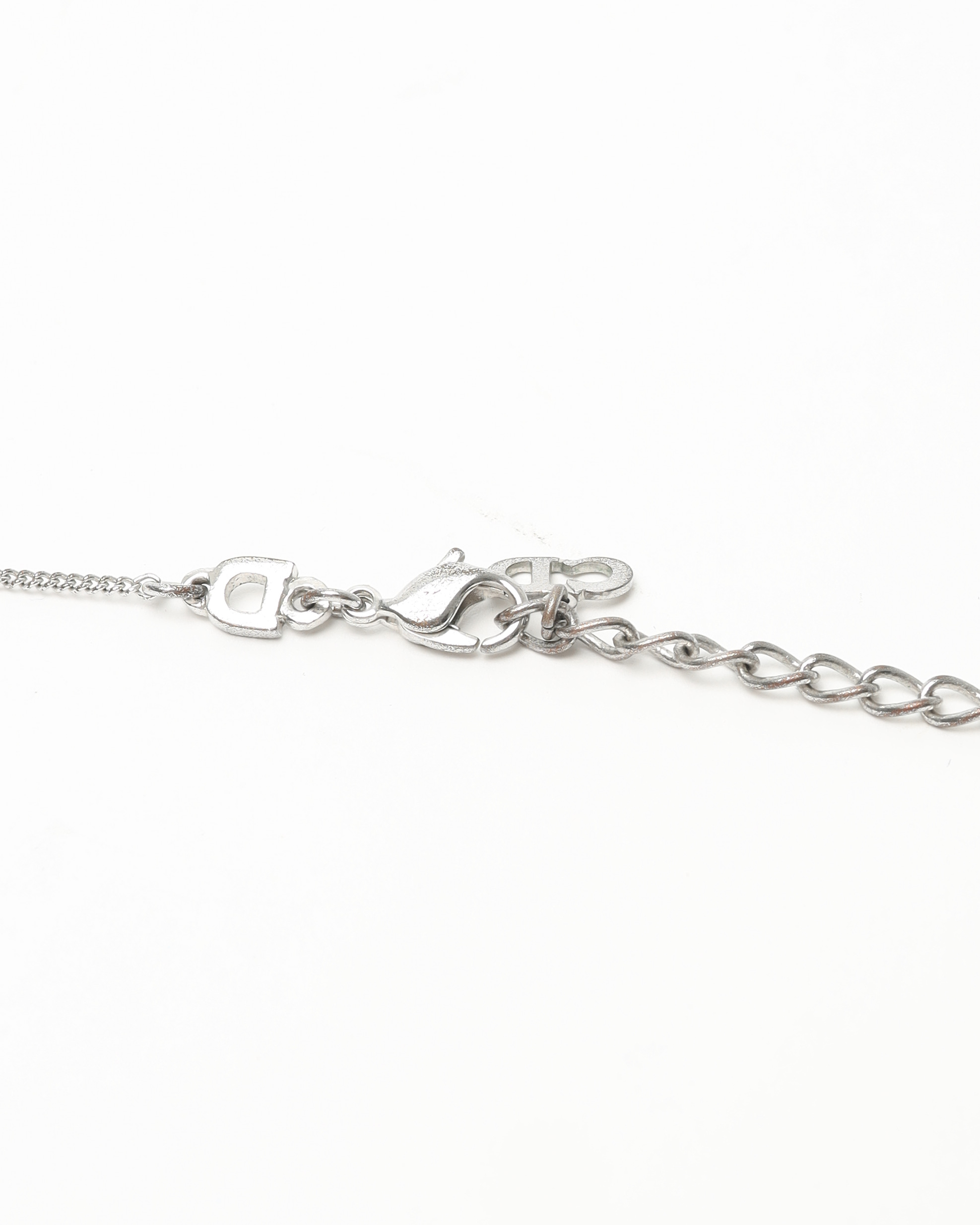 Dior Christian  Rhinestone Plate Necklace