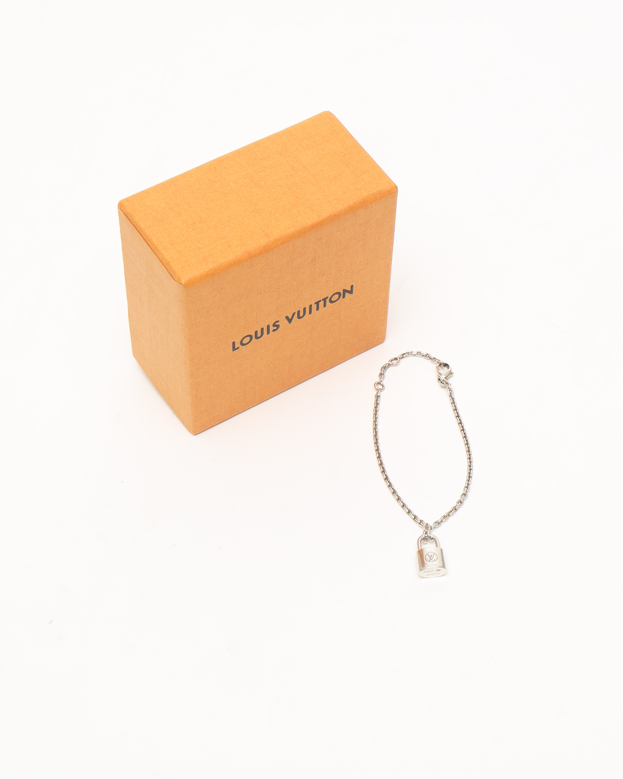 Pre-owned Louis Vuitton Lock It Silver Bracelet